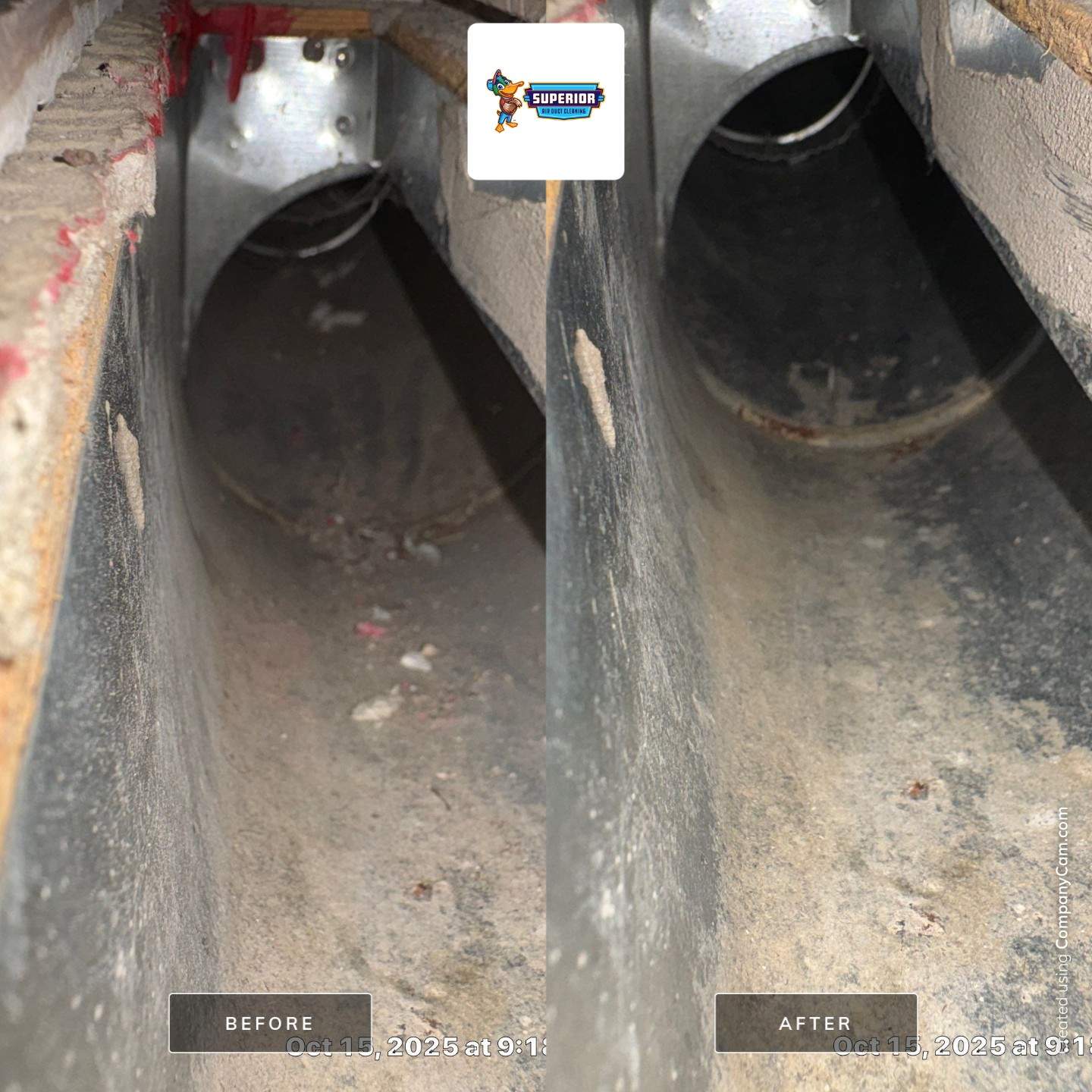 Air Duct Cleaning With a Vacuum Truck in Austintown, OH by Superior Air Duct Cleaning