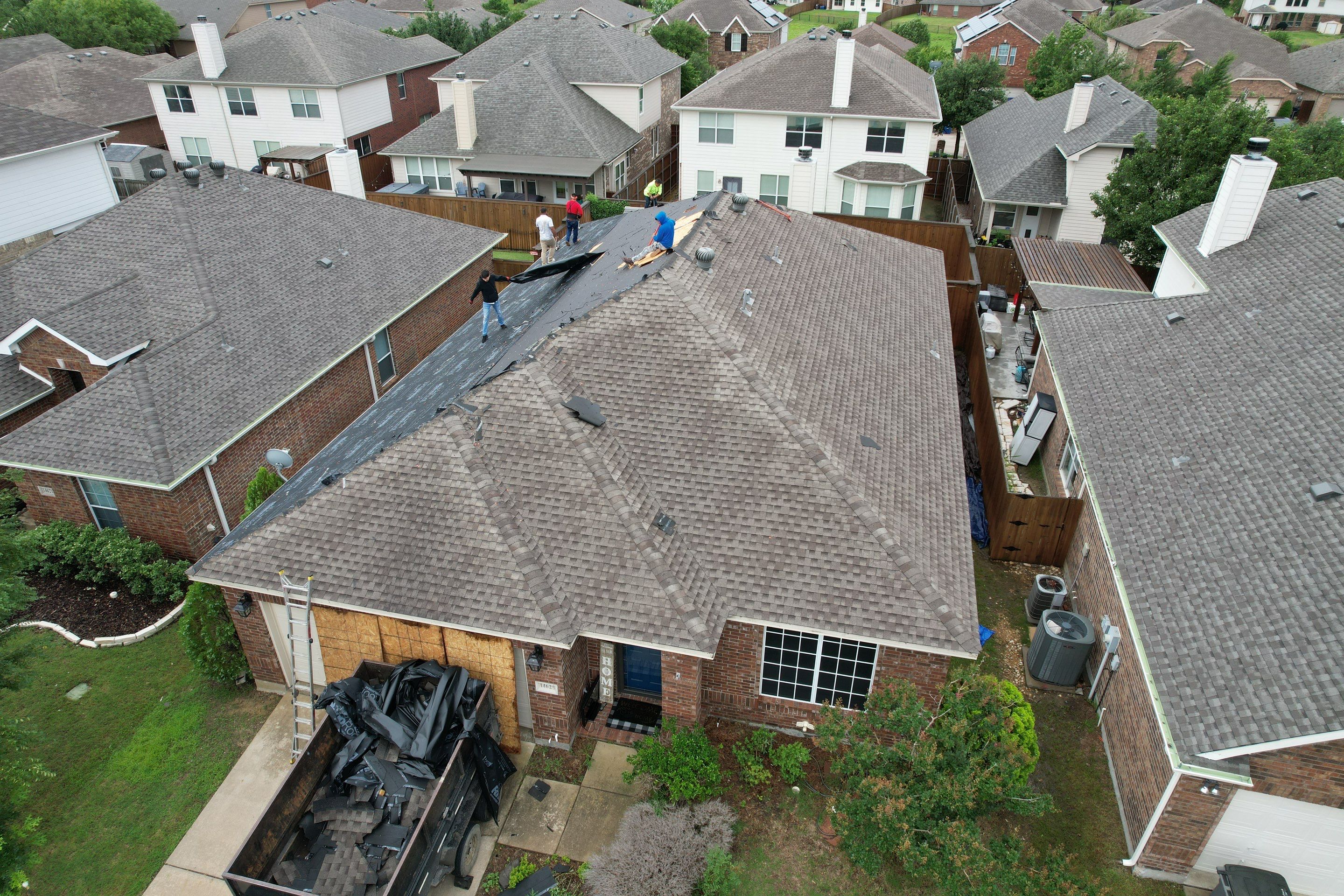 Project in Little Elm by Zeus Exteriors