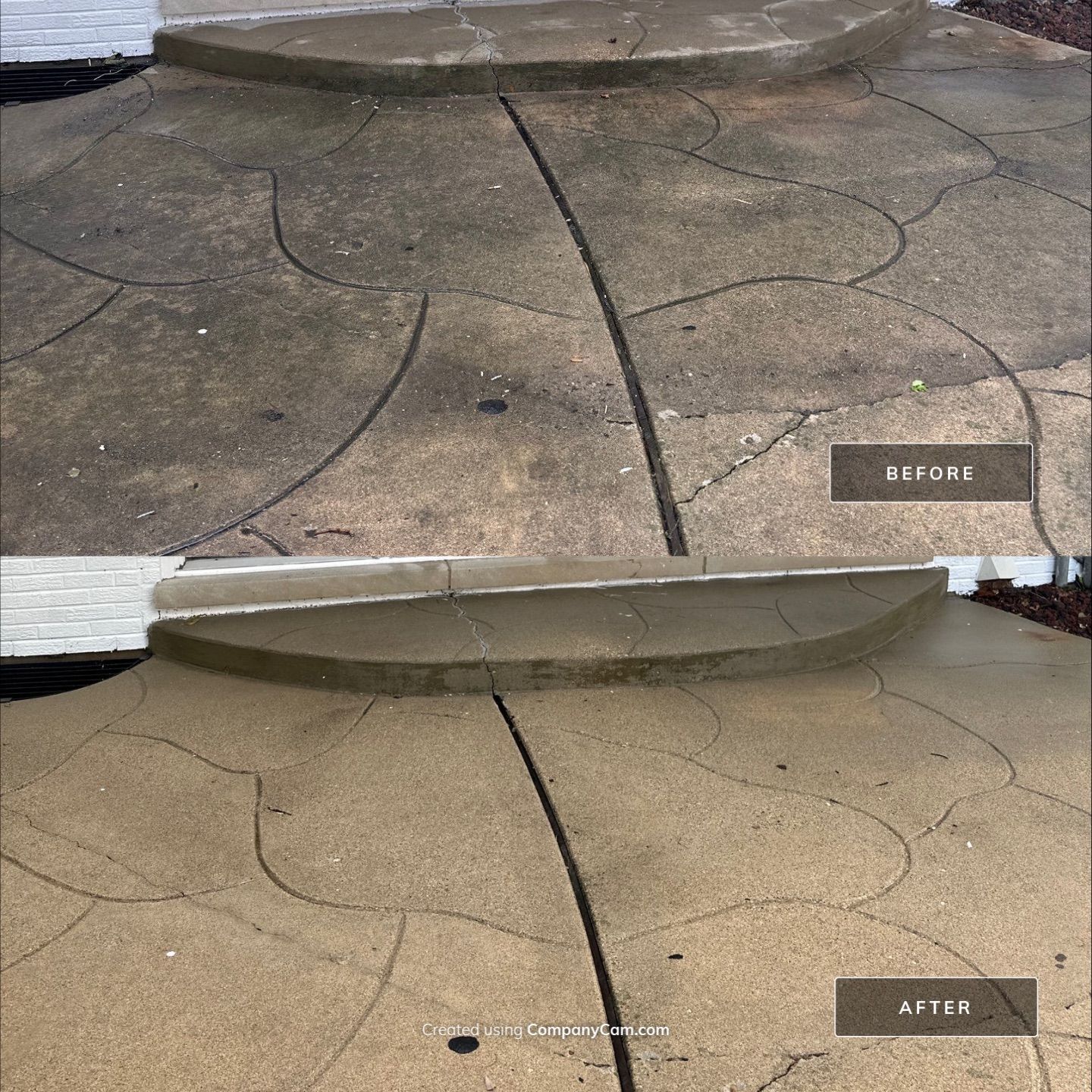 Project in Long Grove by Simmons Power & Soft Washing