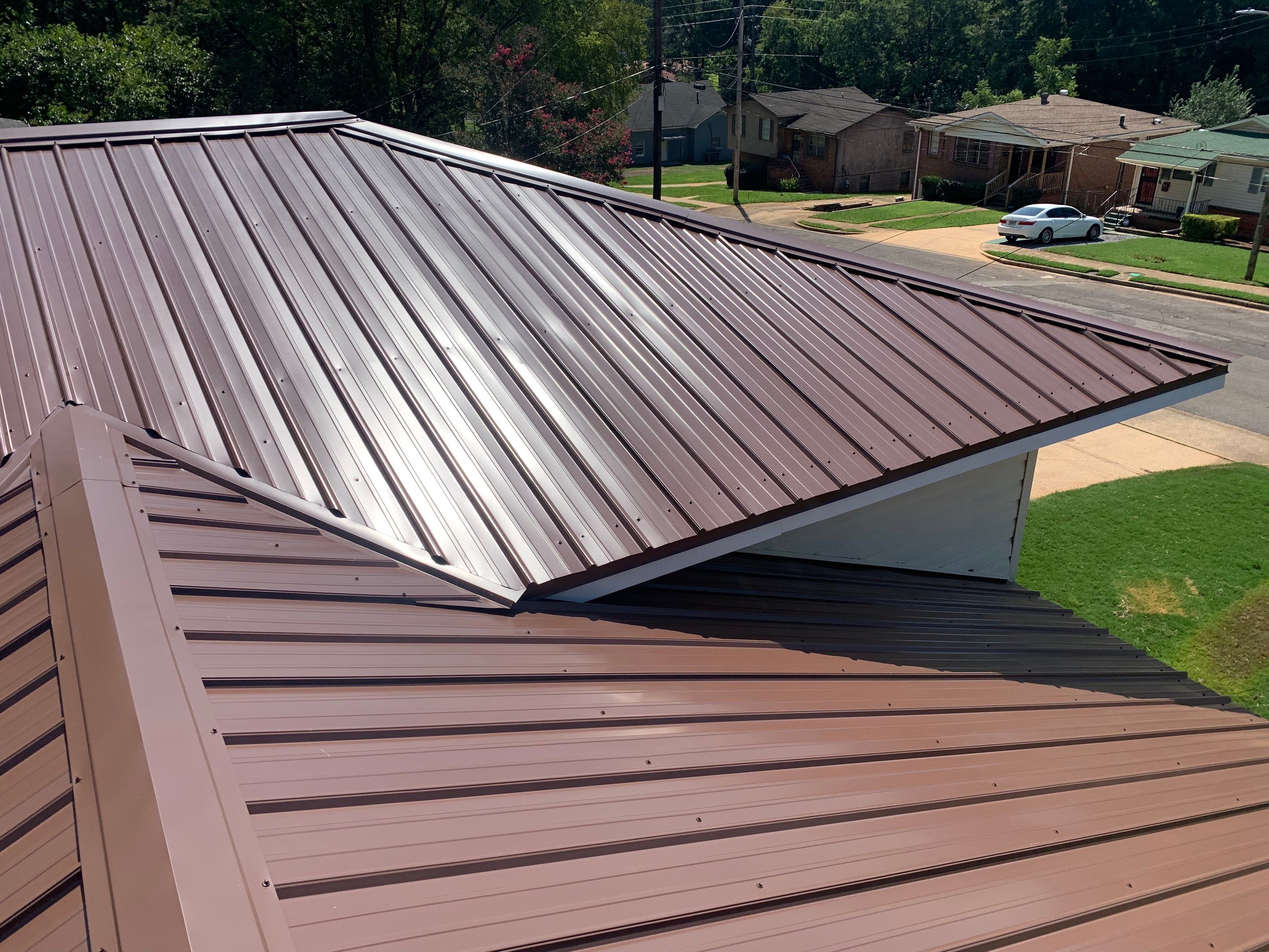 Residential Roofing Installation using 26 Gauge Metal by The Roofing Dudes