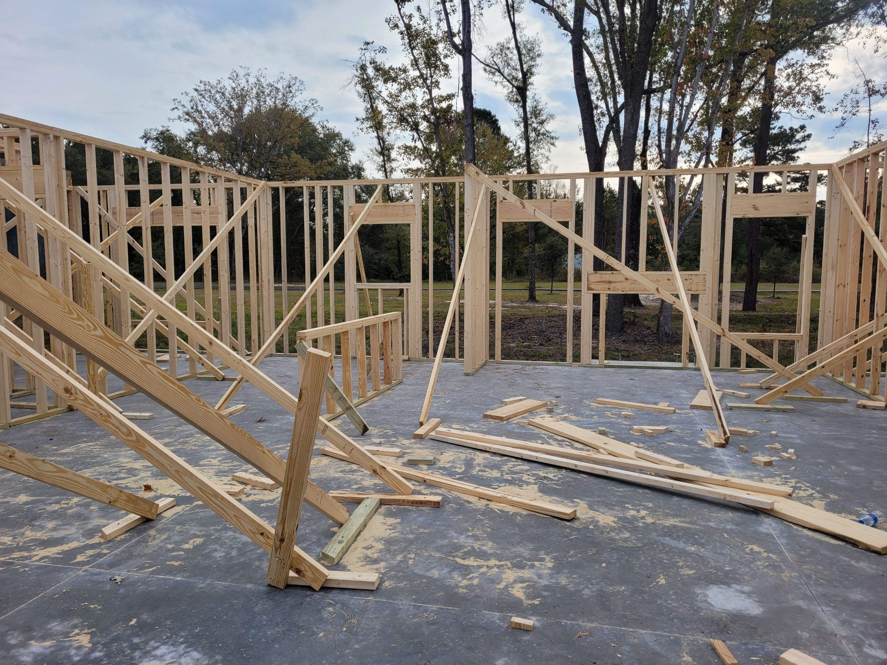 New Home Construction using brick and vertical vinyl by Cornerstone Home Builders, LLC