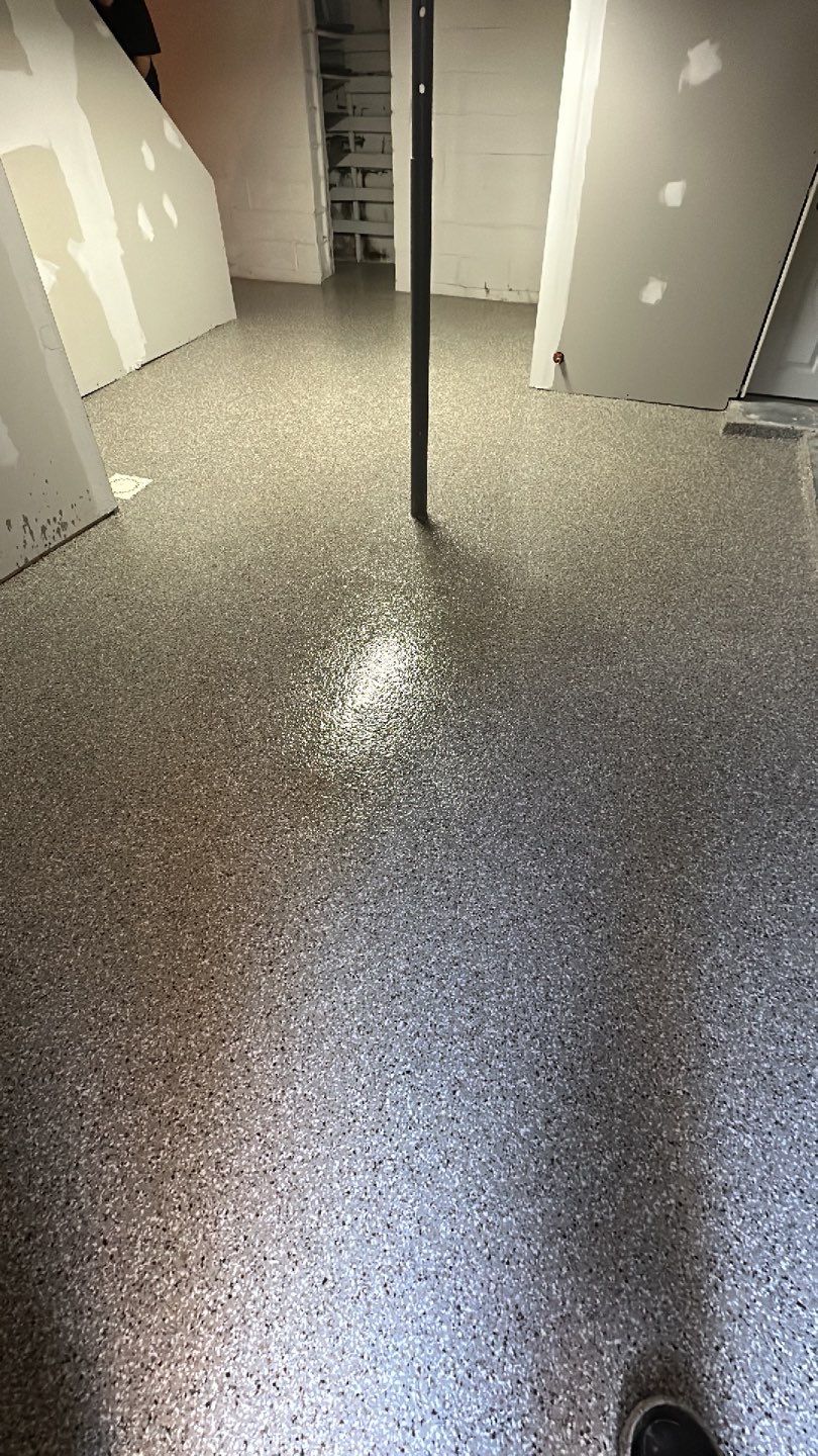 Basement, Bar & Laundry area  by Floors in a Day, Inc