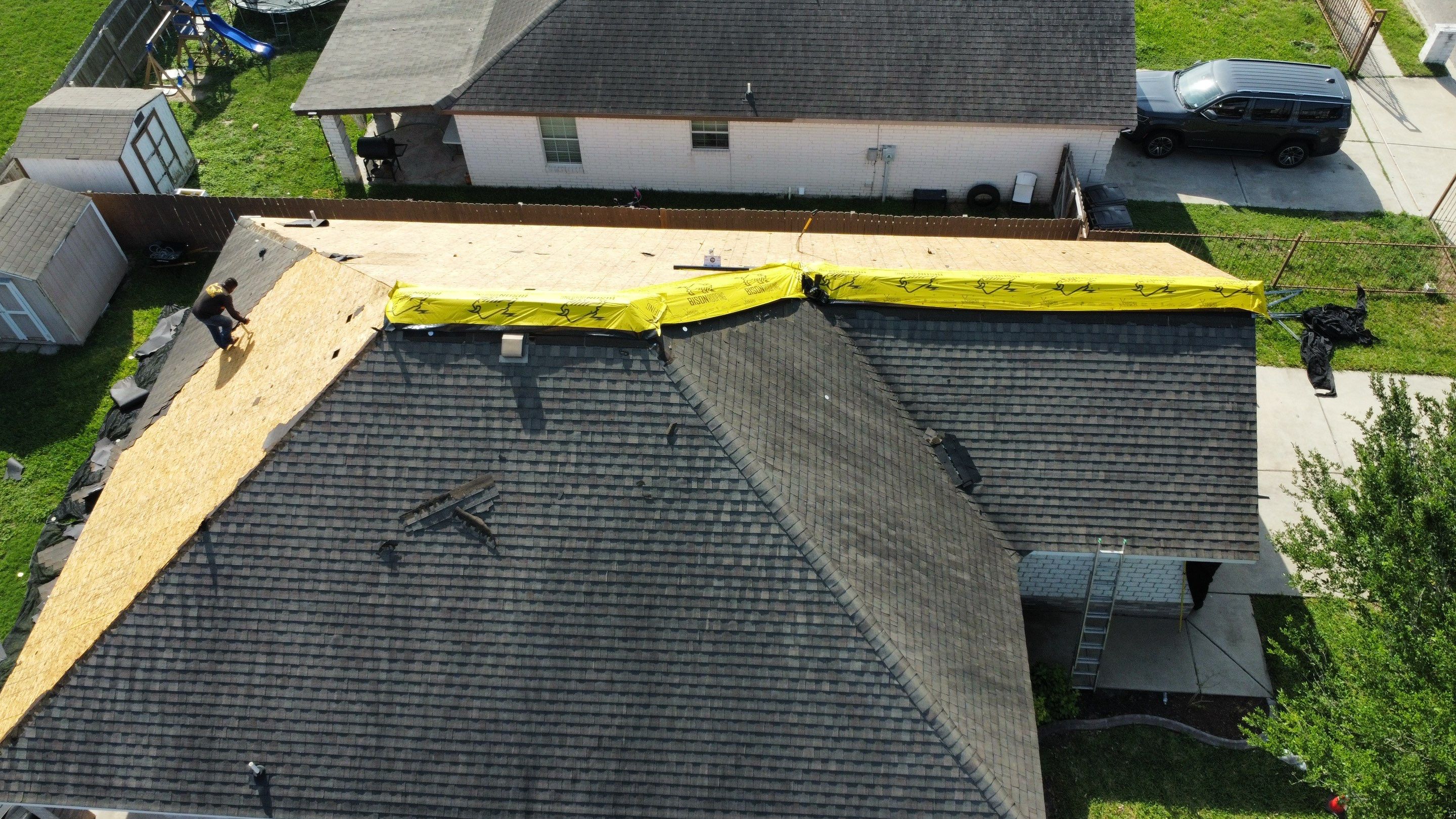 Shingle Roof Replacement Project by Bison Roofing