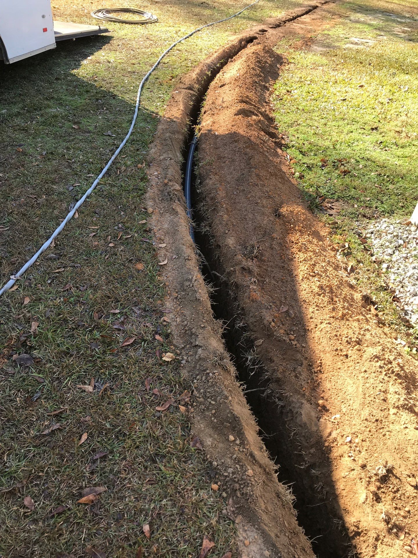 Trench and install subpanel by JB's Contracting and Maintenance LLC
