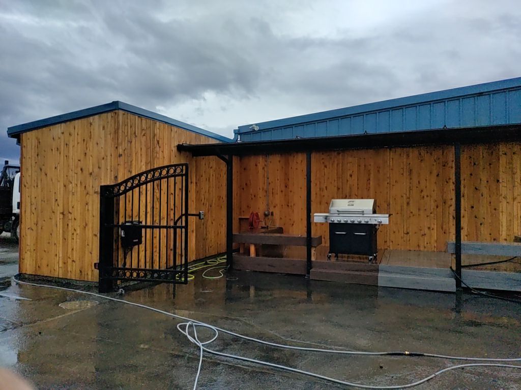 Cedar Siding Restoration using Sharkskin Brightener by Paul Schopp