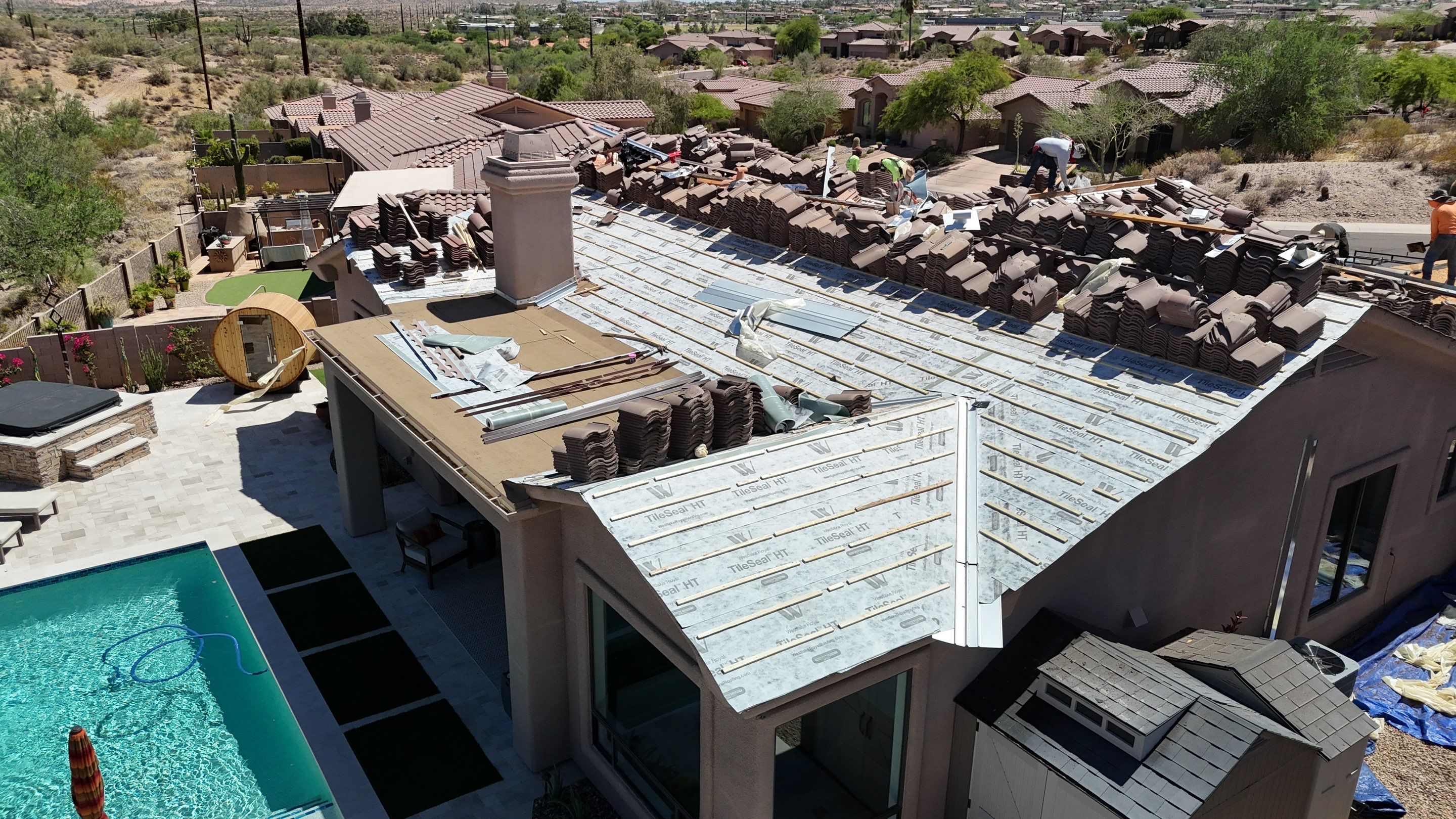 Project in Fountain Hills, AZ by Saint Roofing