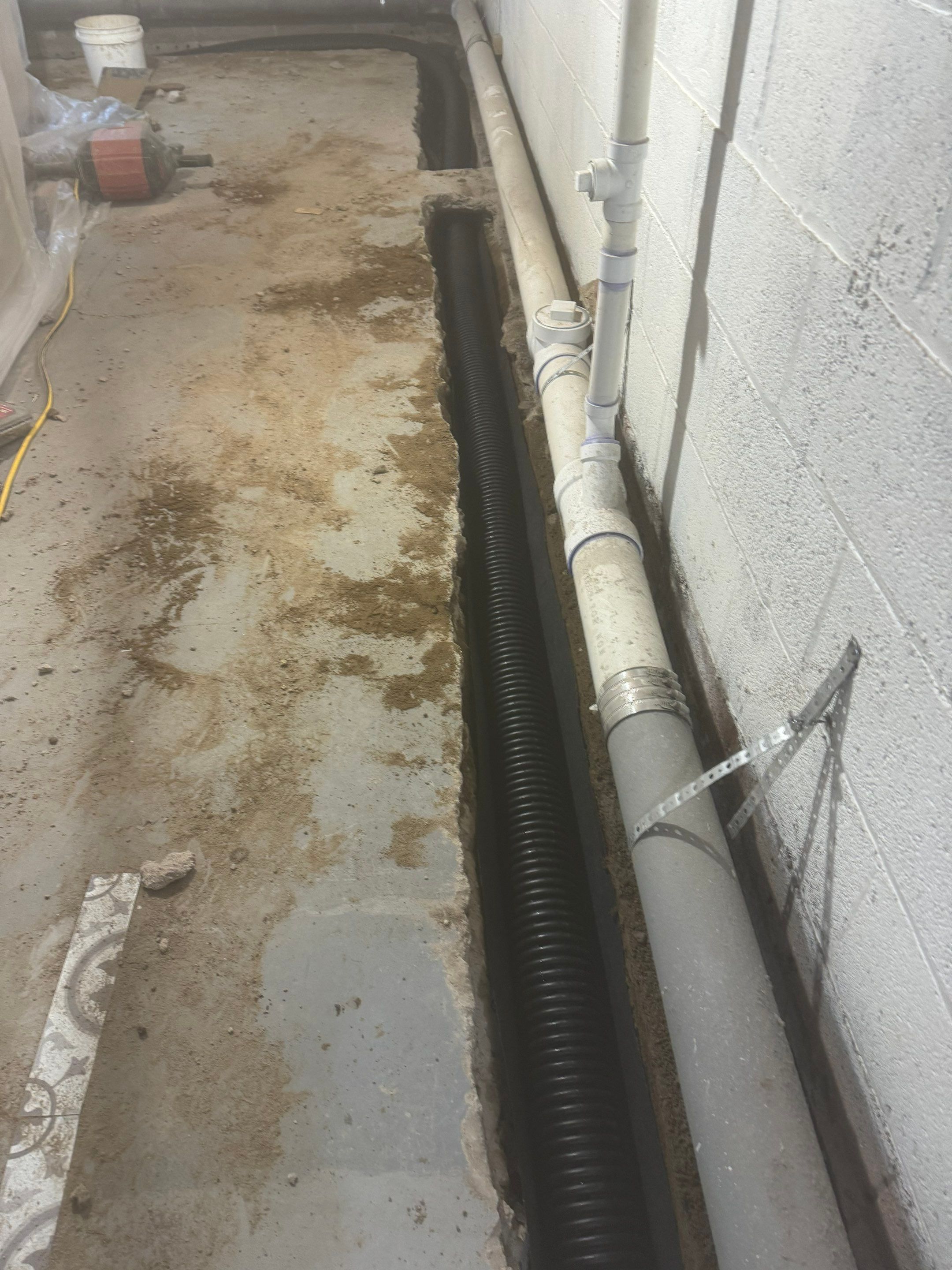 Interior French Drain Boonton NJ by Pure Service Pro, LLC 