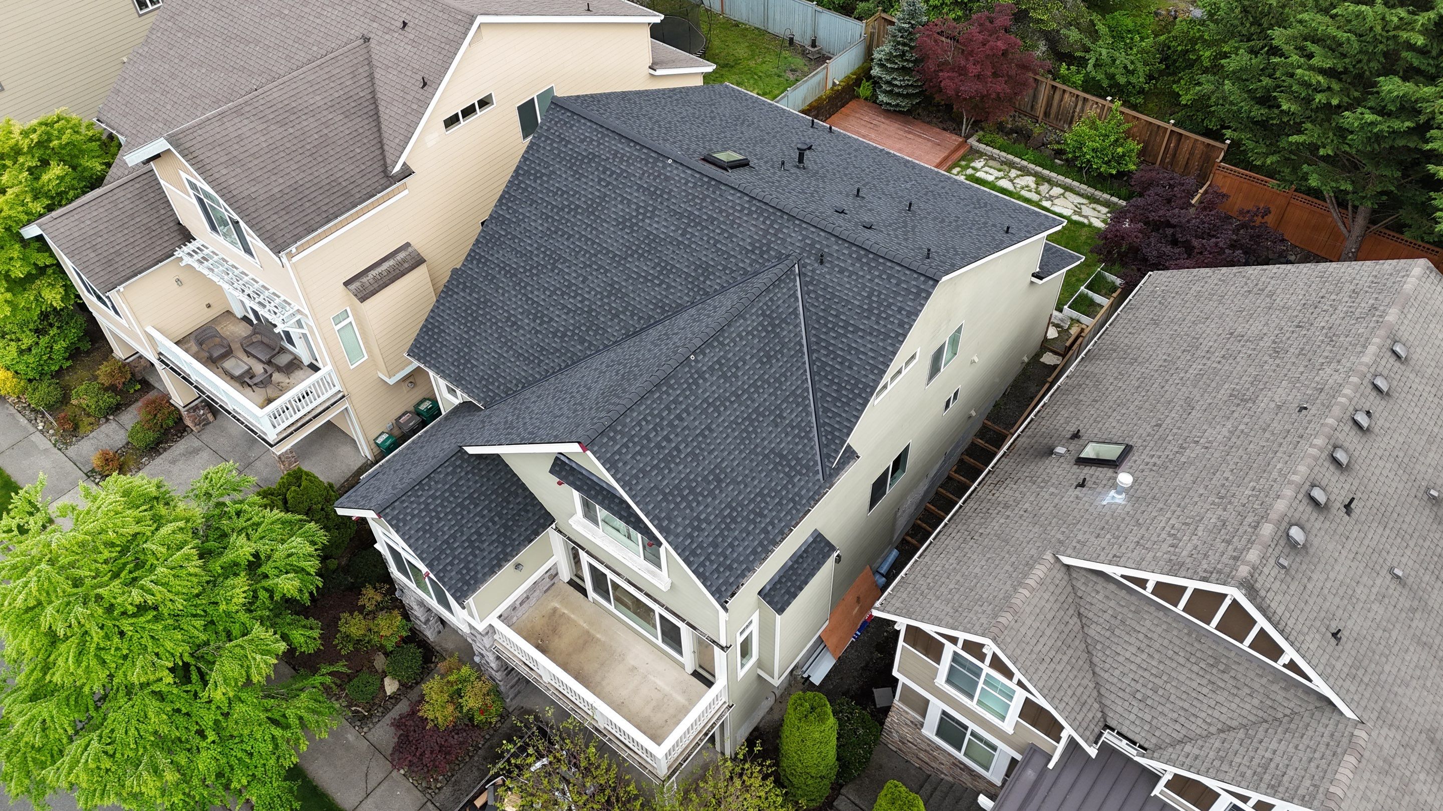 Residential Roofing Installation using GAF UHDZ Shingles by Roofing Formula LLC