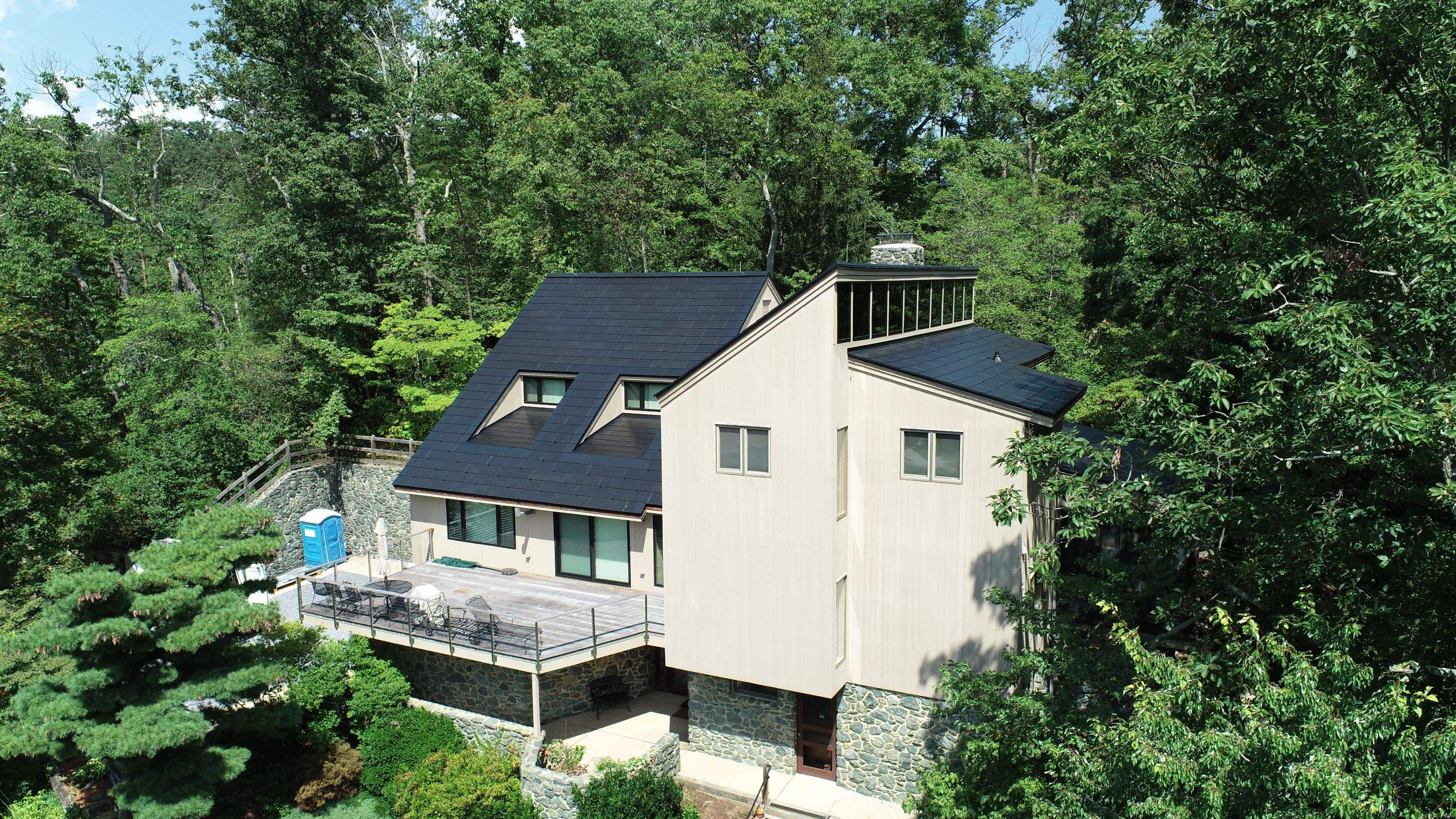 Tesla Solar Roof install Severn River by American Home Contractors