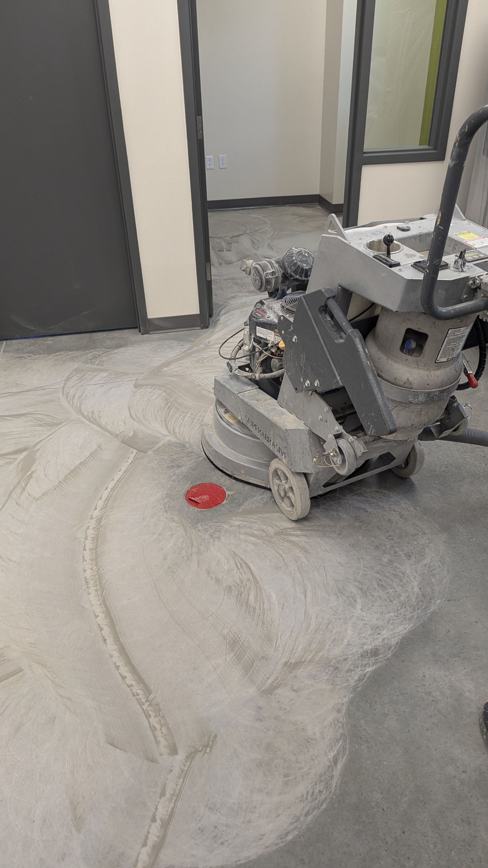 Commercial Floor Transformation using Aurora Accent W/Hypnotic Blue by Croc Coatings, LLC