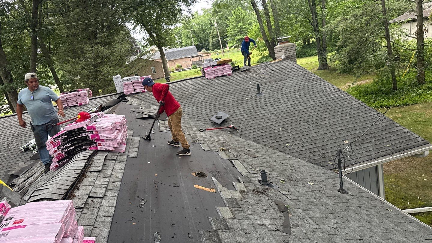 Roof Replacement using Owens Corning Estate Gray by 180 Contractors