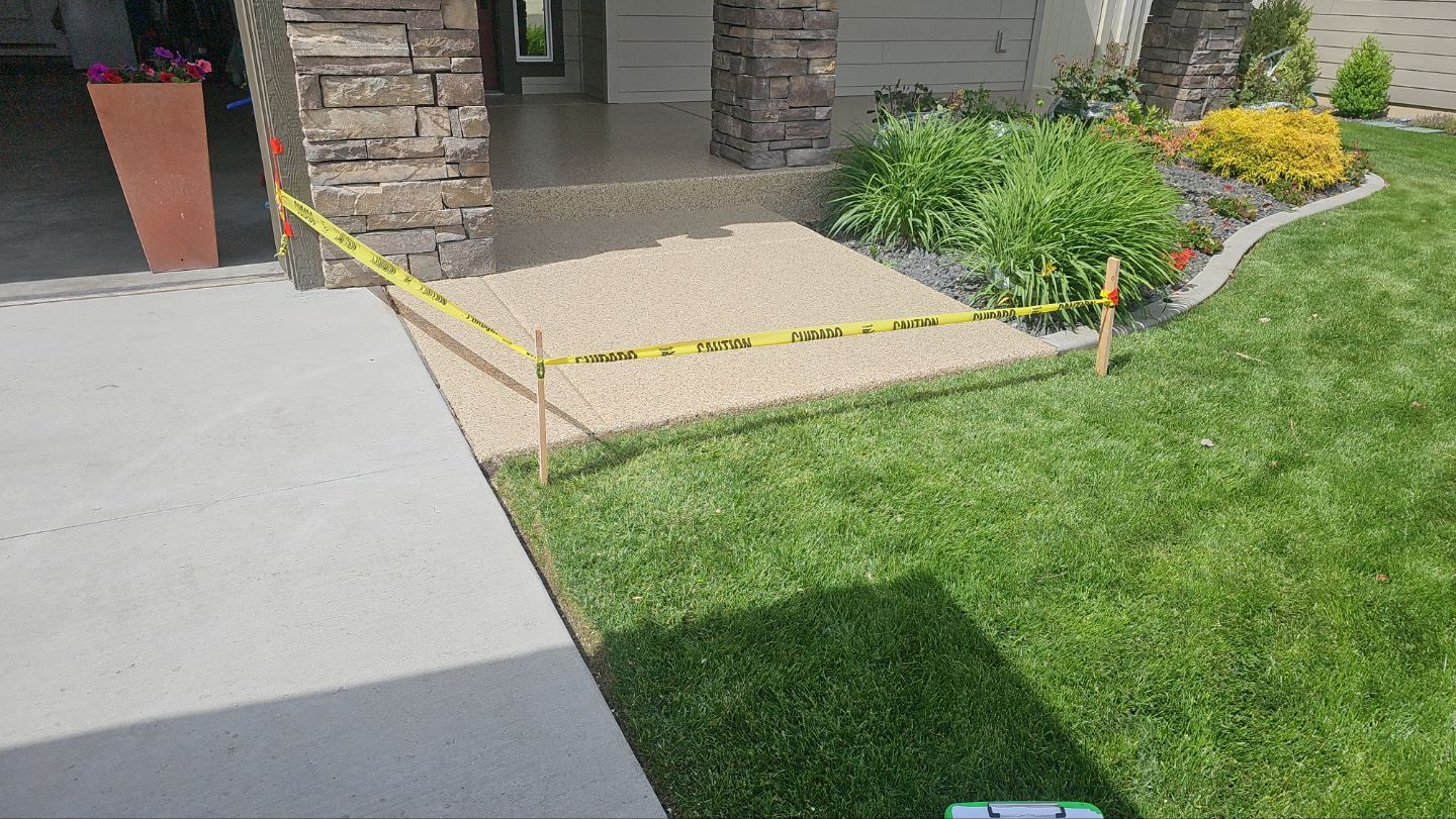 Patio Transformation using Pecan by Croc Coatings, LLC