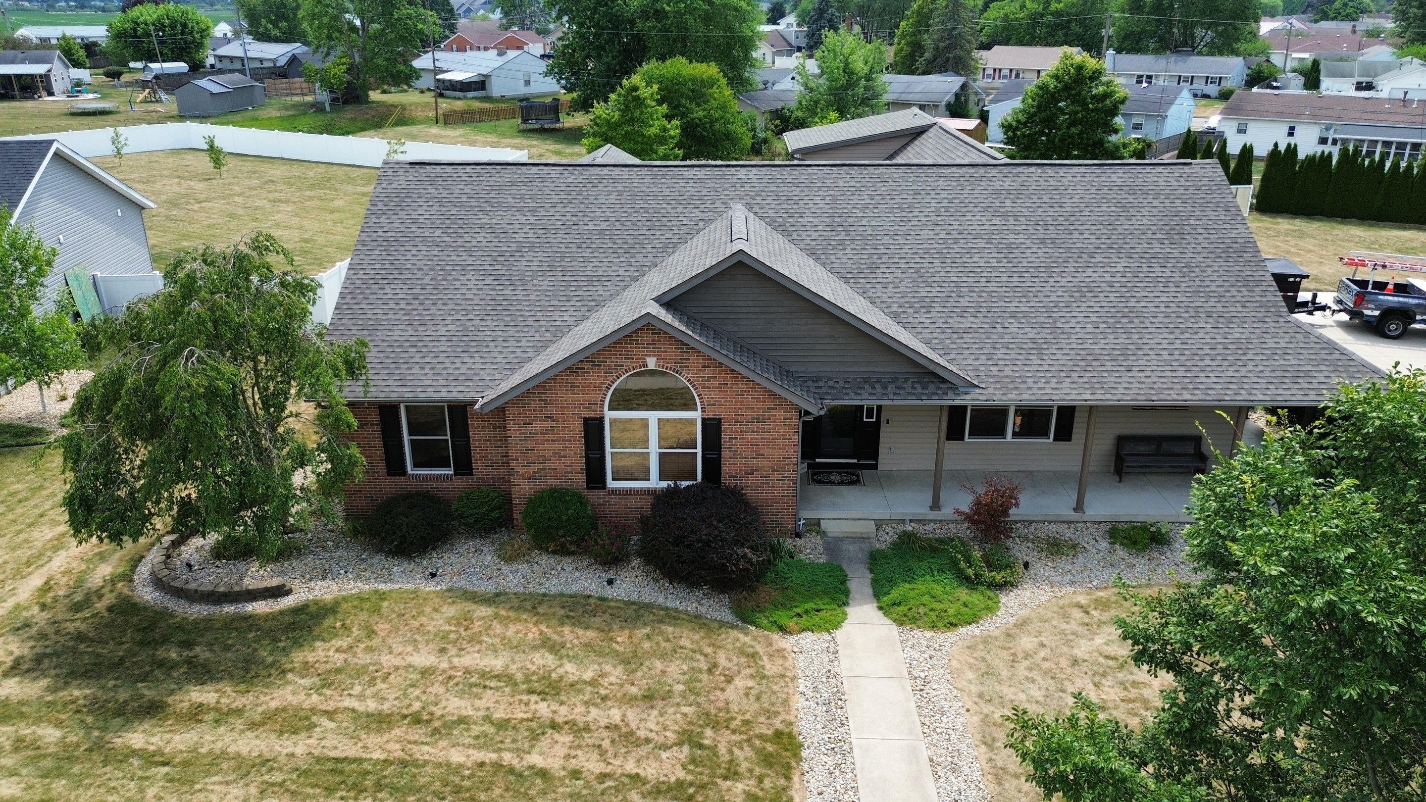 Residential Roofing Installation using Timberline HDZ Shingles - Weathered Wood by RoofX 