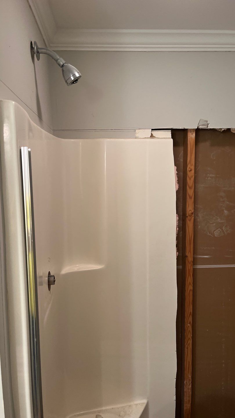 Basement bathroom full remodel by Prudencio