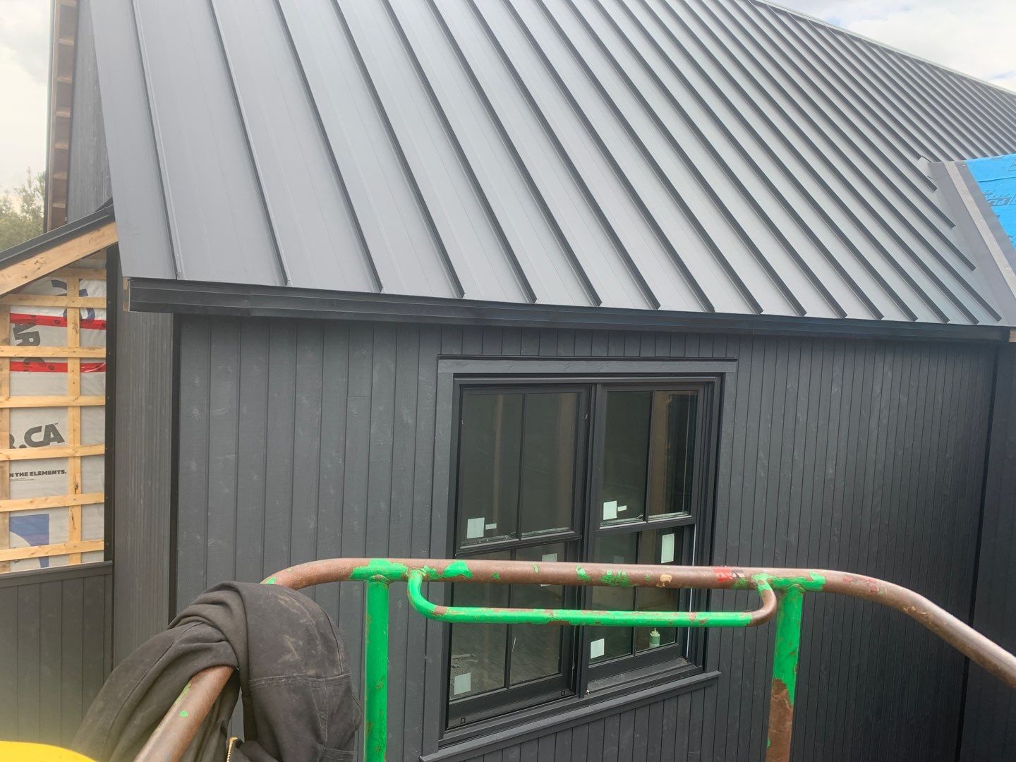 New Home Construction using 16" Standing Seam Panels by Jay Carter Roofing & Sheet Metal