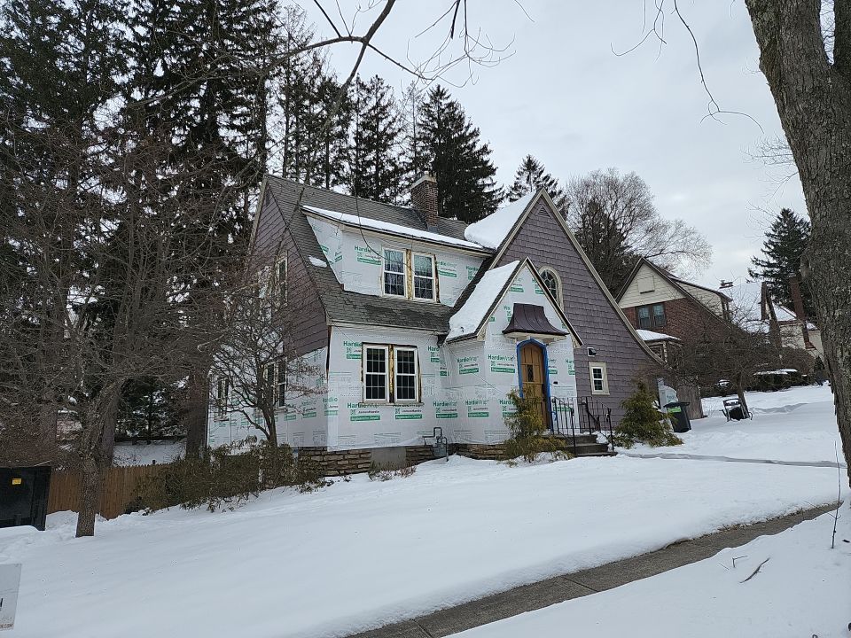 Siding Installation using James Hardie by UBrothers Construction