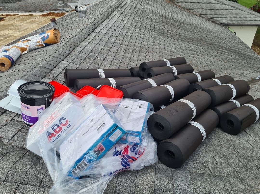 Residential Roofing Installation using 1" Nail strip metal roof by BLUES BROTHERS ROOFING
