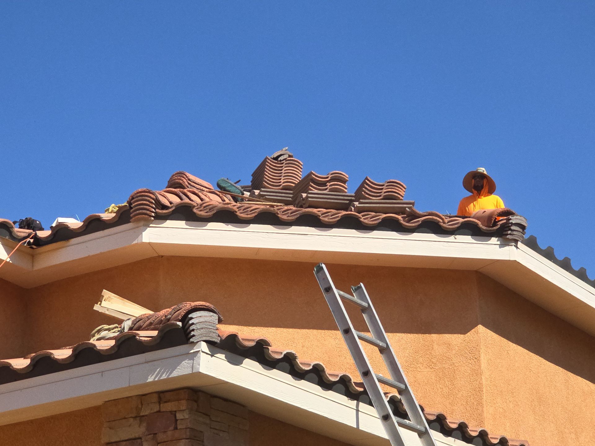 Terracotta Concrete Tile by Reimagine Roofing