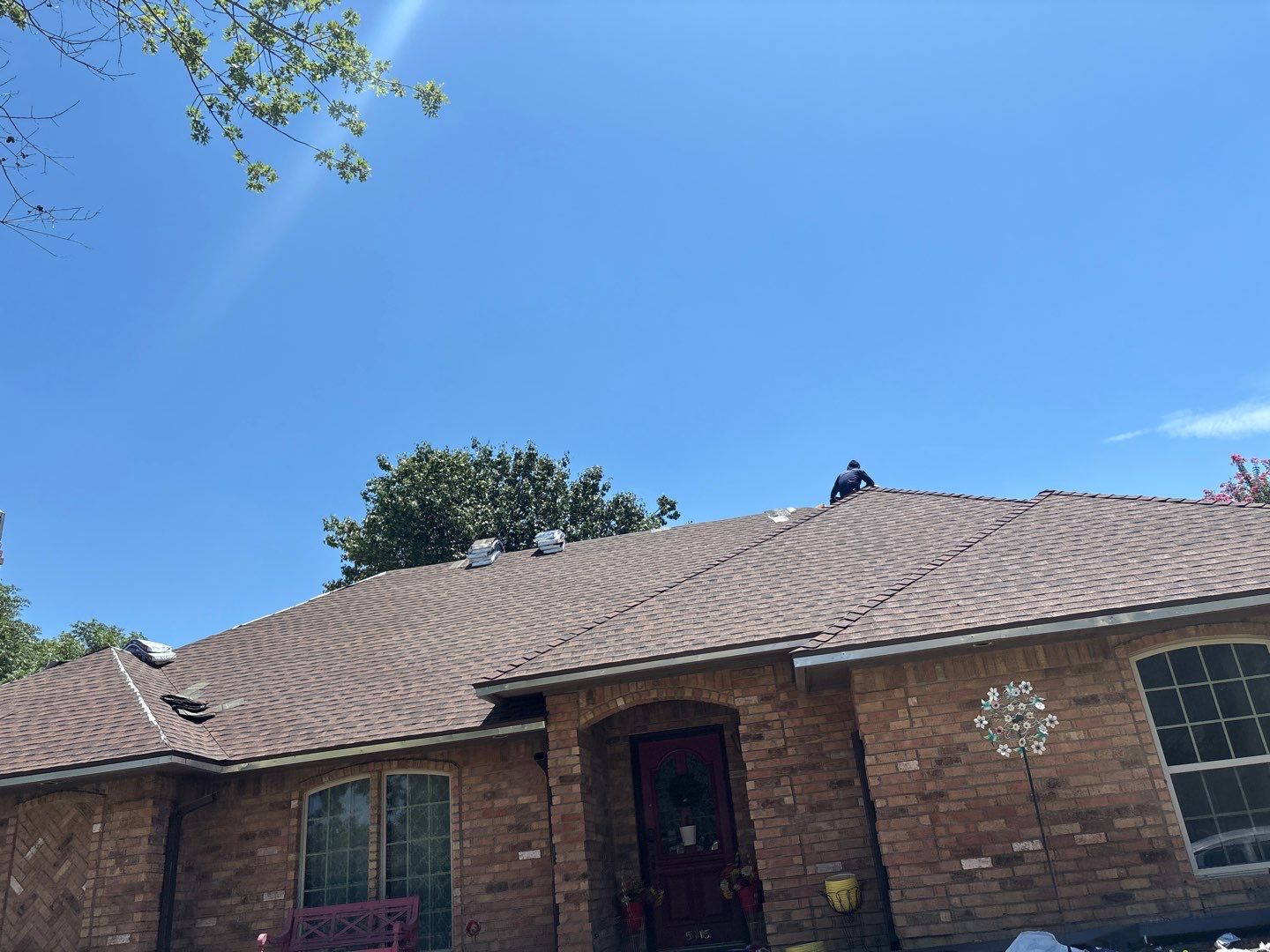 Residential Roof Replacement using GAF HDZ HICKORY by Elite Roofing LLC