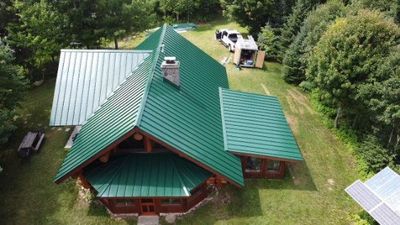 Roof Replacement using 16" Standing Seam Panels