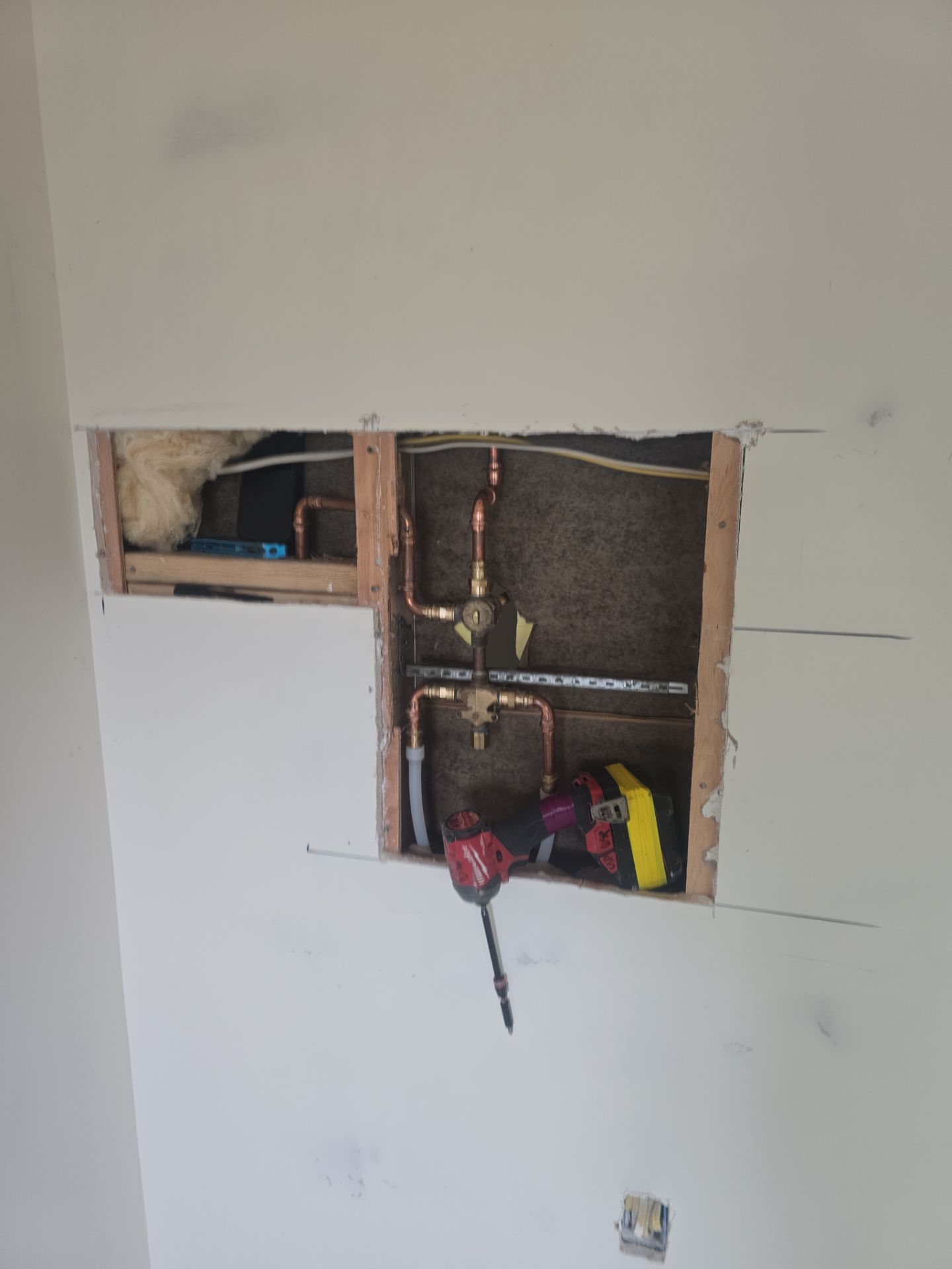 Shower piping Installation by Us Plumbing