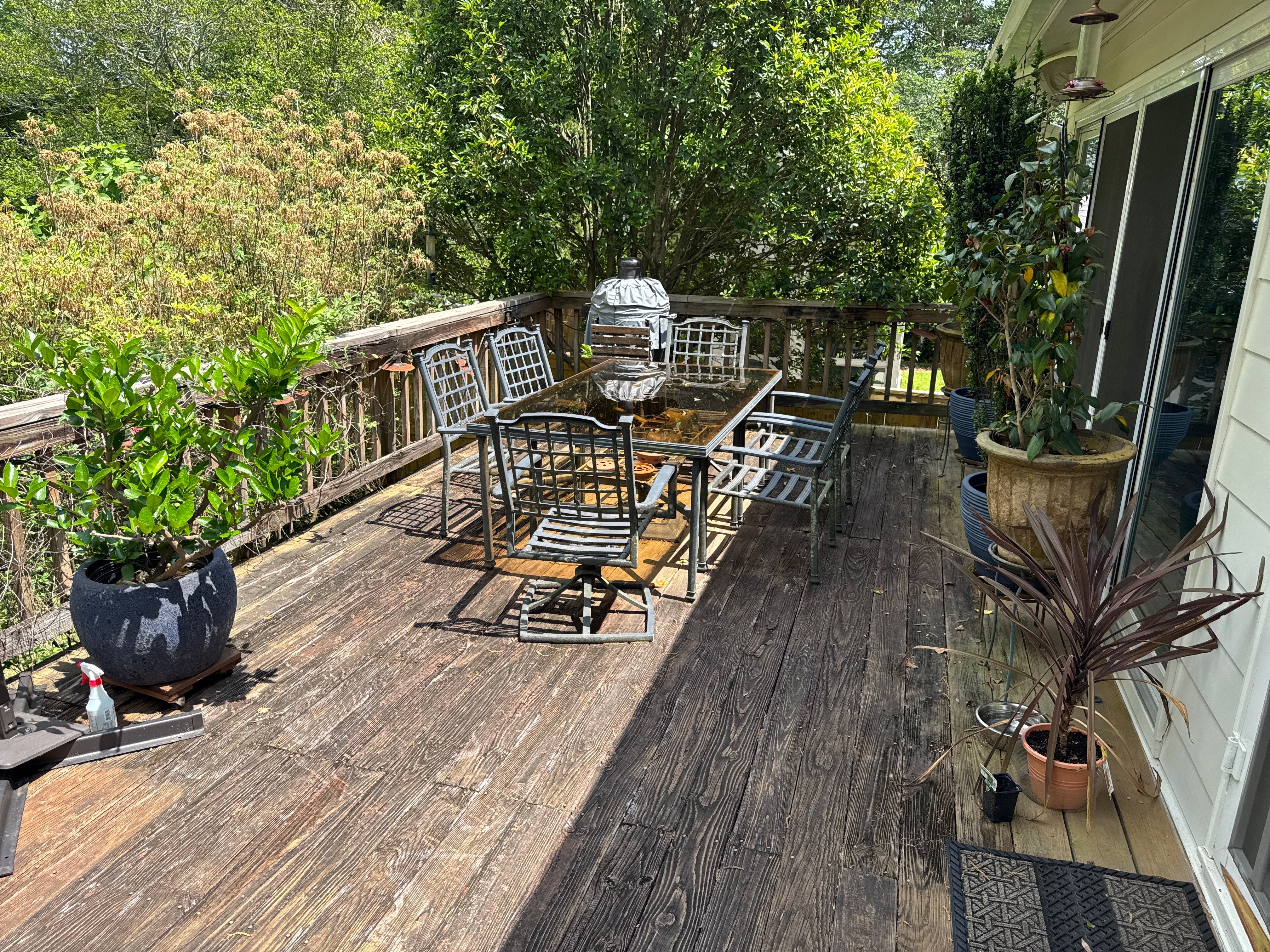 Atlanta, GA Deck Replacement and Hog Board Underpinning Install with Deckorators Summit Series Decking and Hardie Trim by Nelson Exteriors 