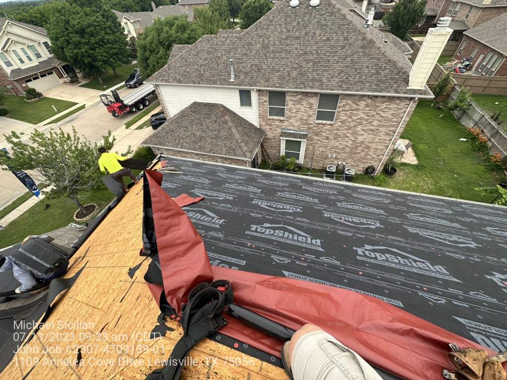 Project in Lewisville by Zeus Exteriors