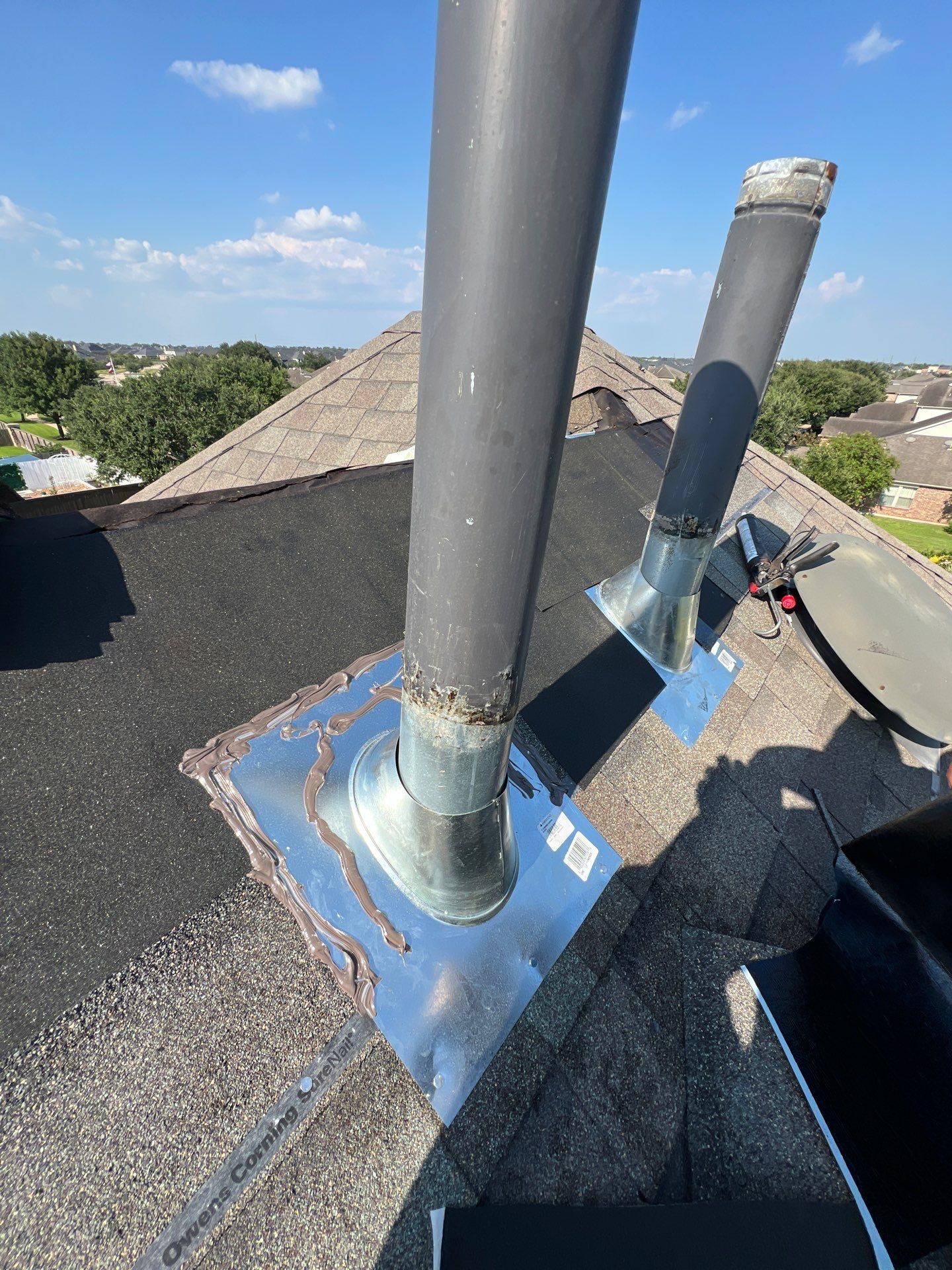 Hail Damage using Owen's Corning Duration (Lifetime) Shingles by Roof Repair Services LLC