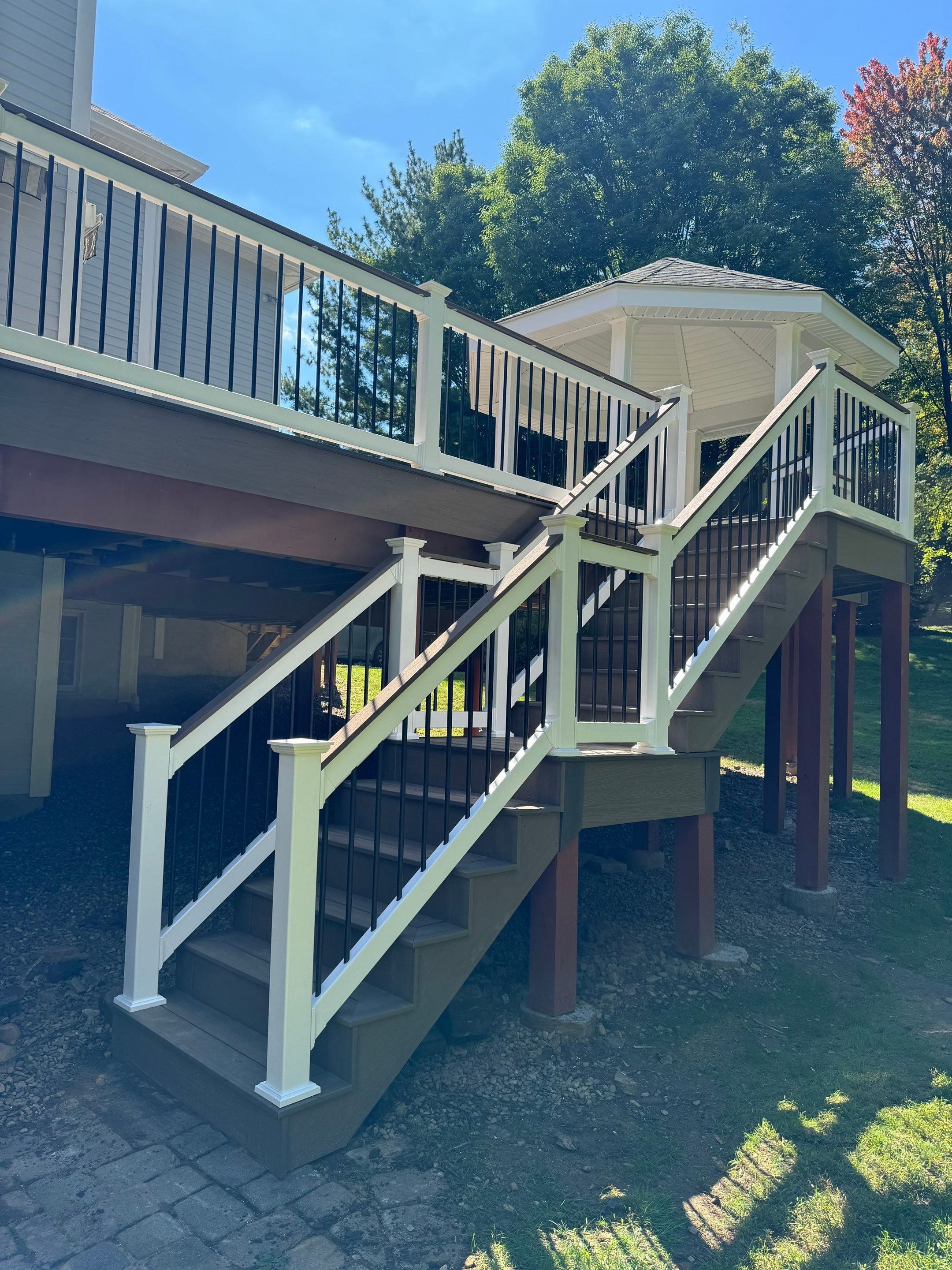 Deck Resurface with Gazebo by deck guardian