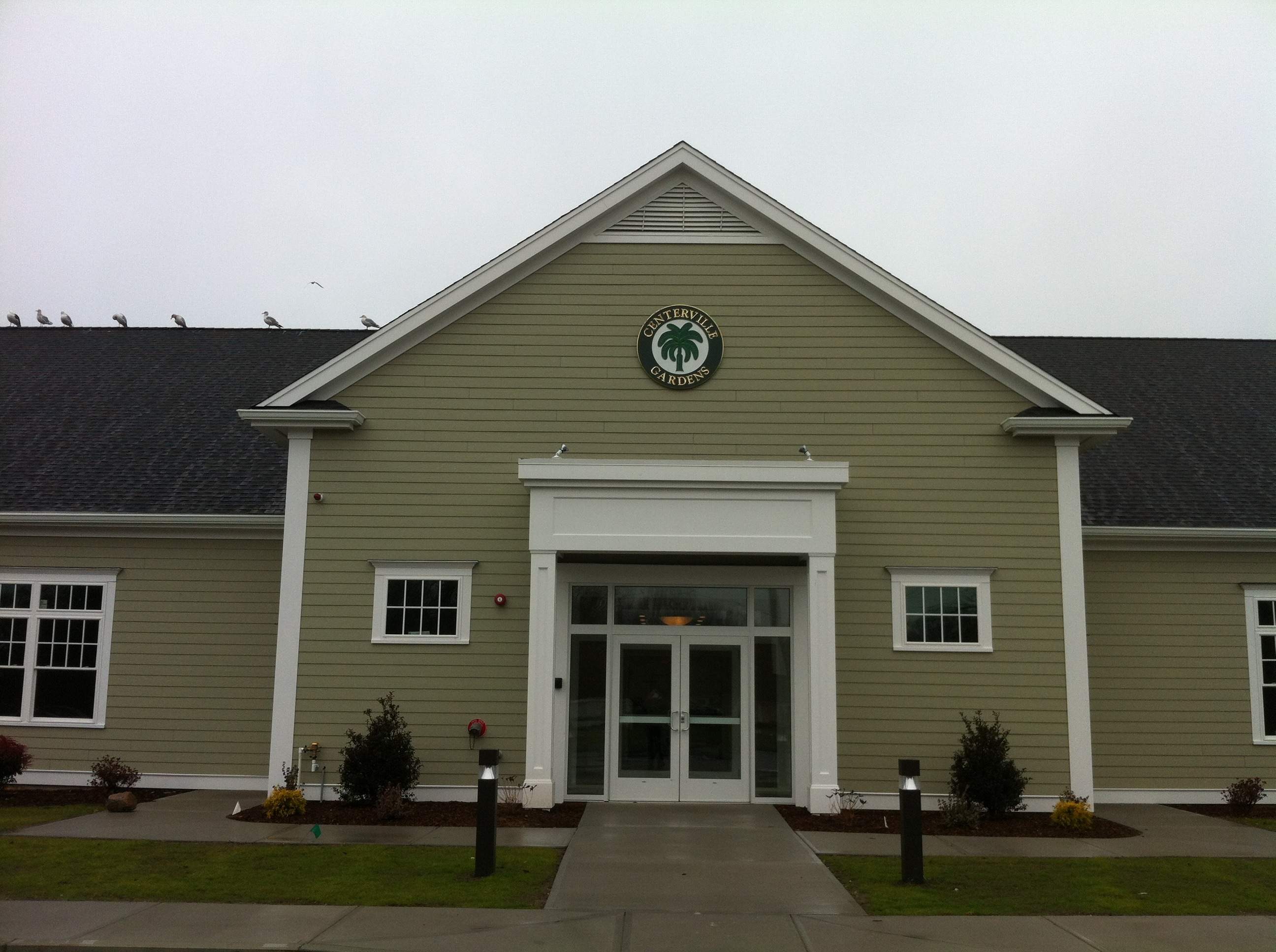 6″ Commercial Gutters and 4×5 Downspouts Installed by Gutter Pro in Hyannis, MA by Gutter Pro Enterprises