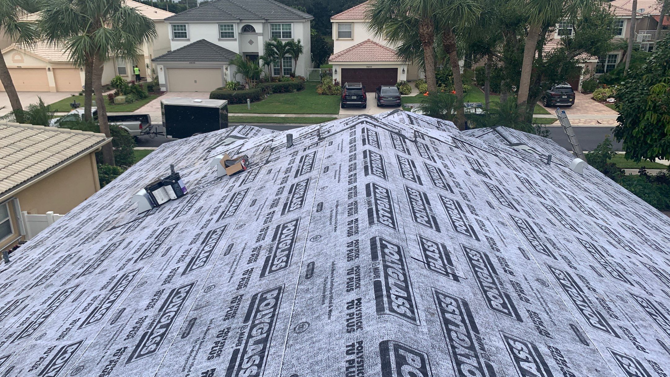 Residential Roofing Installation using Eagle Roofing Tile by BLUES BROTHERS ROOFING