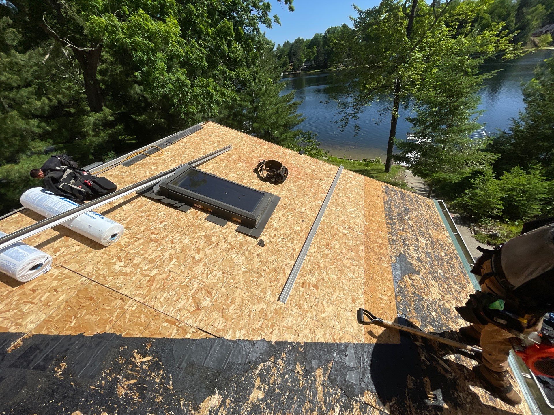 Roof Replacement using Certainteed ClimateFlex Northgate by GRACCO