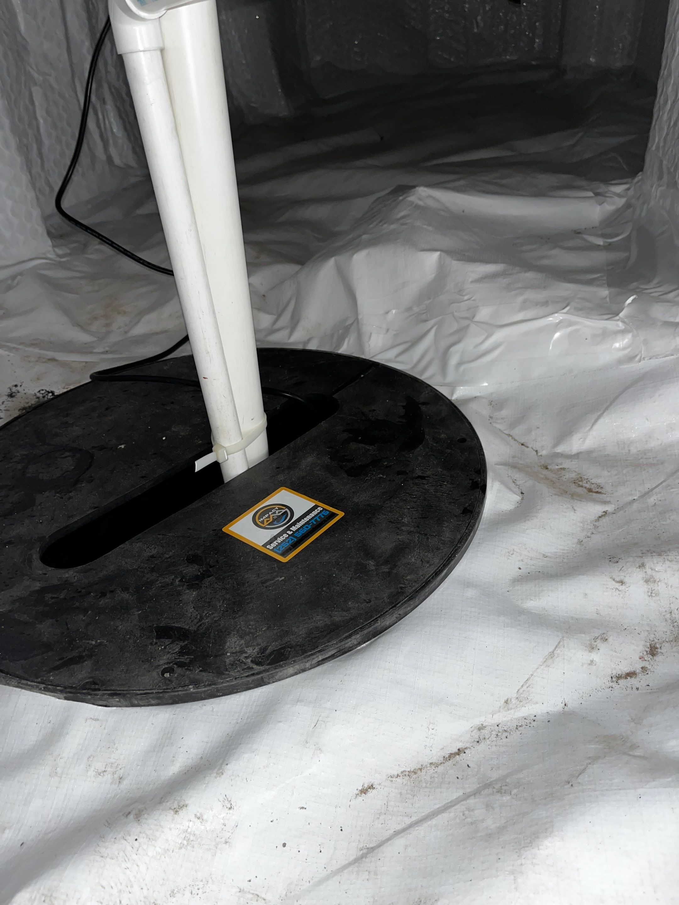 Impact Choice Encapsulation with new piers and crawlspace door. by Impact Crawlspace