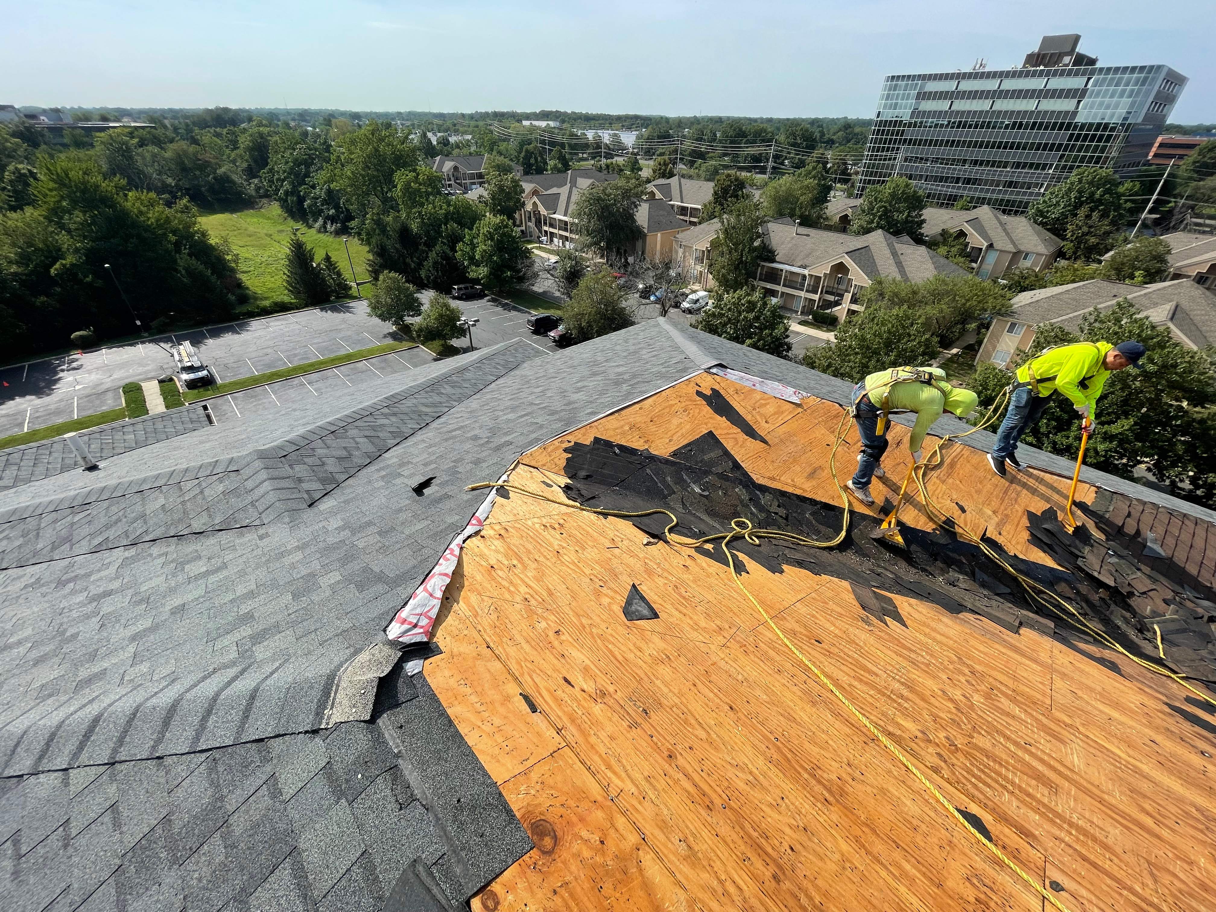 Commercial Roofing Installation using Owens Corning Duration by All Site Roofing