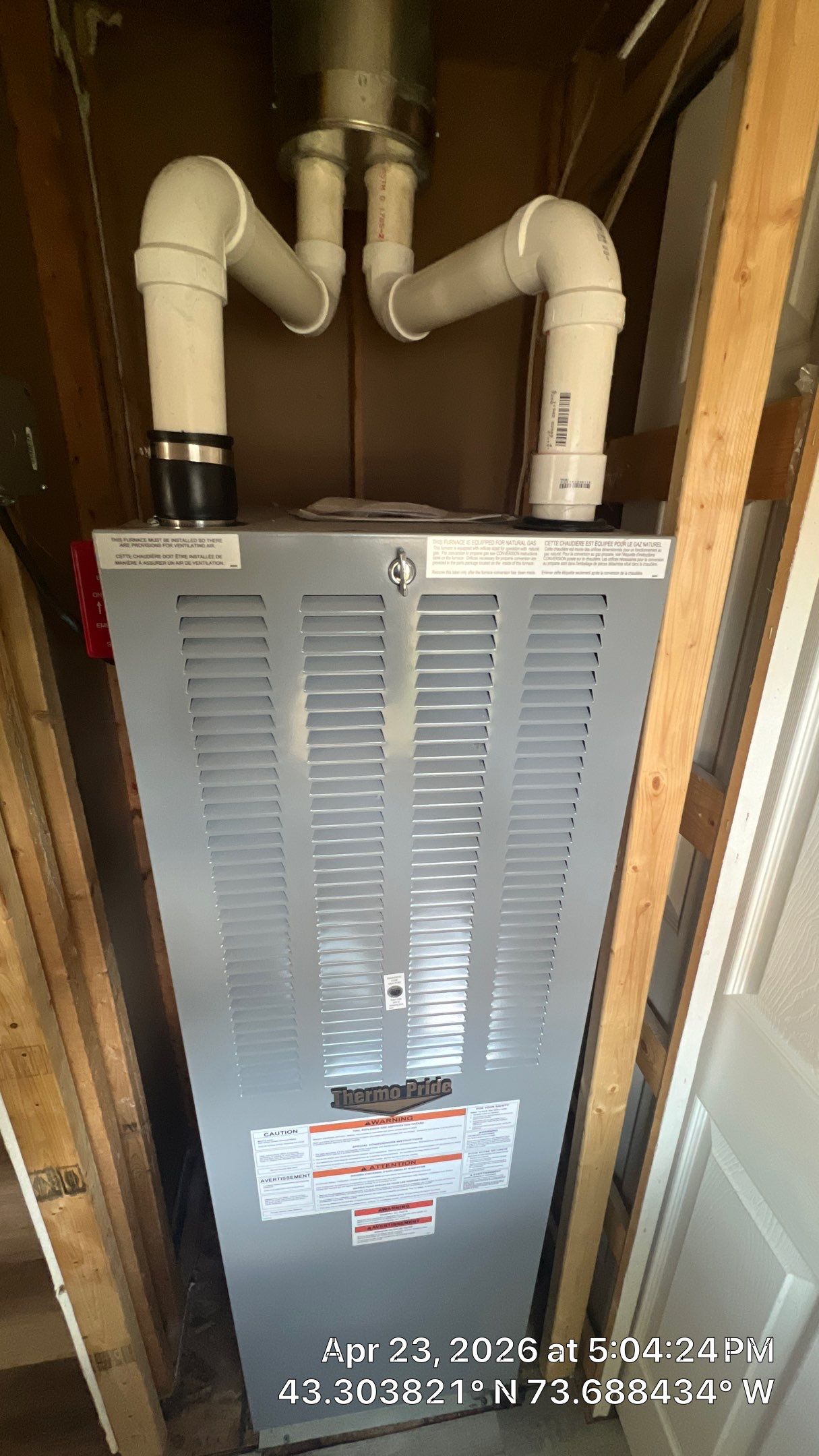 Furnace Replacement and Mobile Home Belly Insulation Project in West Glens Falls by Saffron Elite Home Performance & Building Science