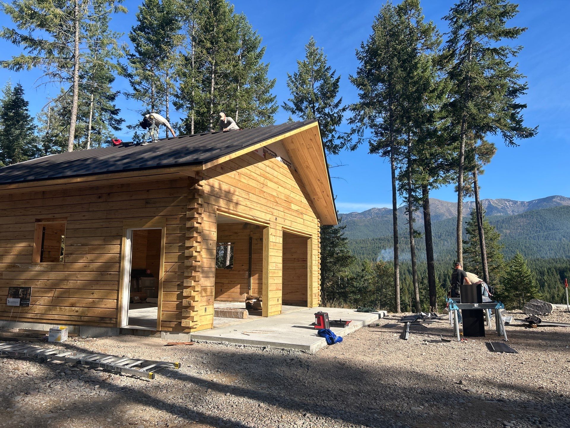 Mechanical Lock Standing Seam - CMG ULG Dark Bronze  by Montana Roofing Solutions