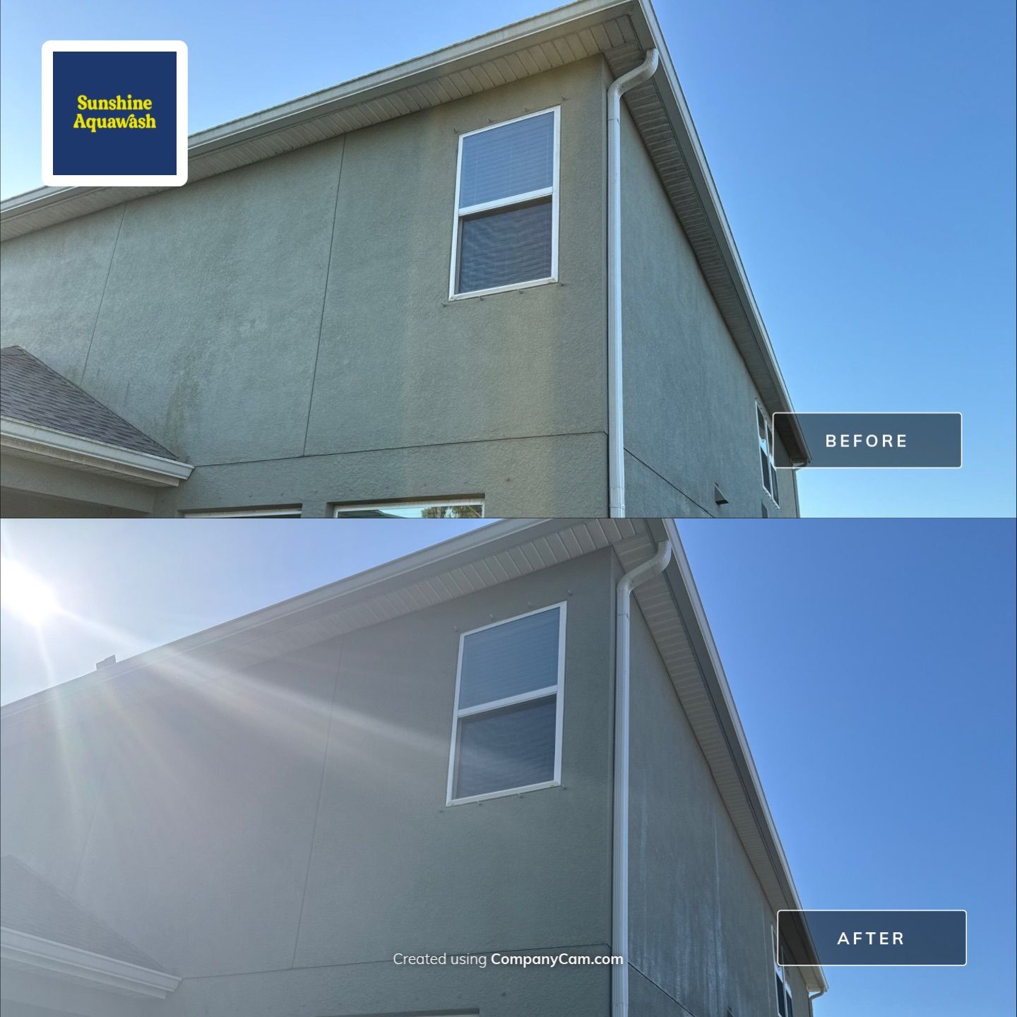 House Wash, Paver Driveway & Sidewalk Cleaning + Sanding & Sealing in Trevesta Community, Palmetto, FL by Sunshine AquaWash