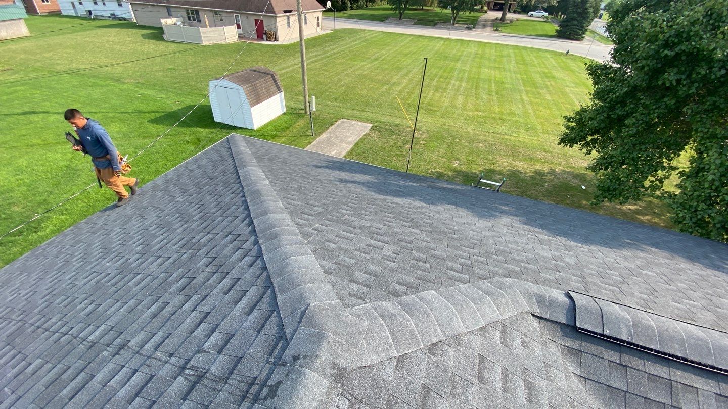 Residential Roofing Installation using GAF Timberline HDZ Charcoal by Nitro Roofing and Construction