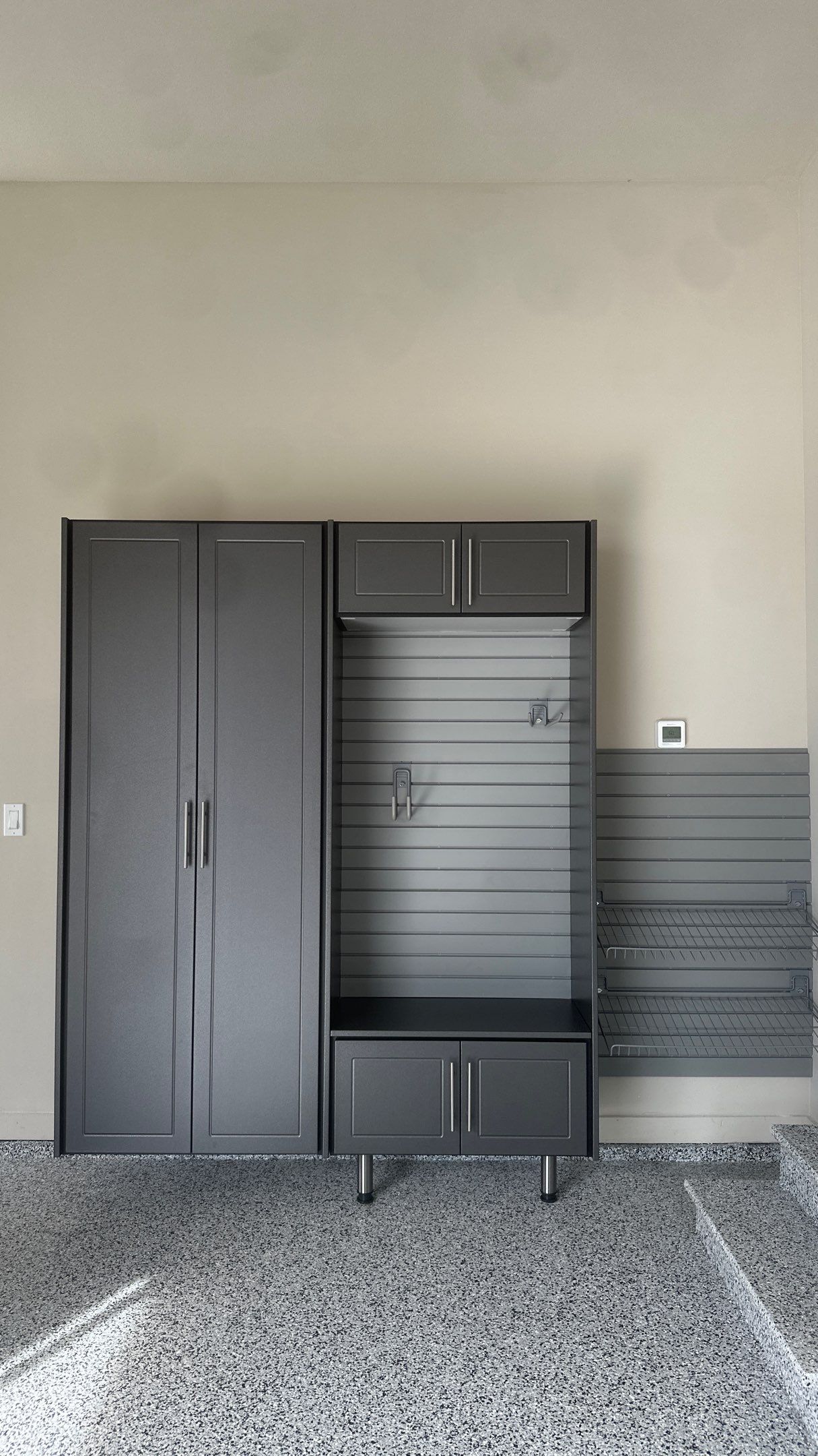 Tim S. added Cabinets and a Banner Garage Floor to his garage by Banner Garage