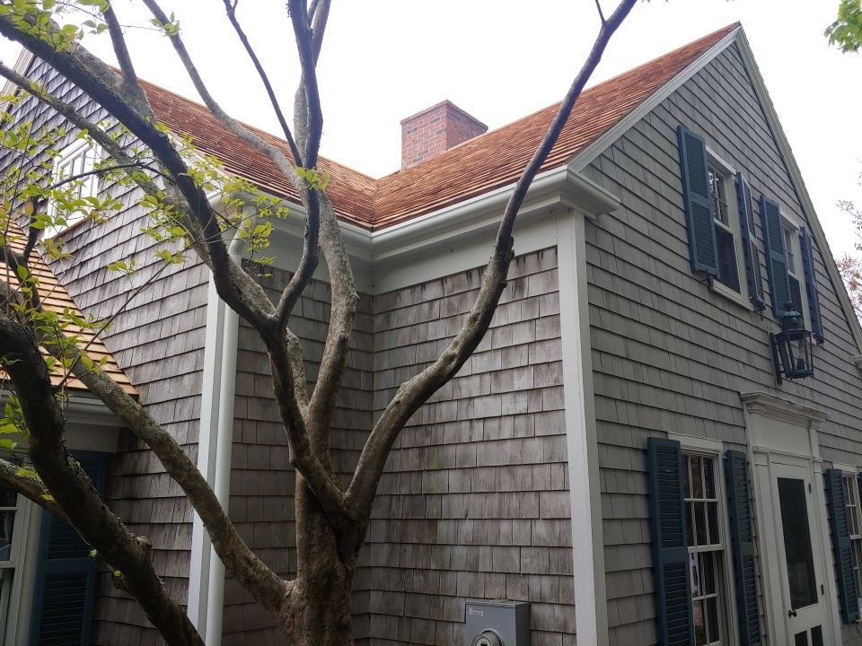 Gutter Installation using 4x5 FiberGlass Gutter with Moulding by Gutter Pro Enterprises