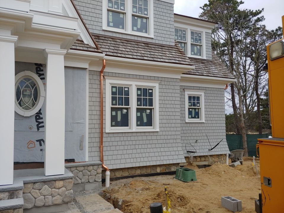 Gutter Installation using 4x6 Fiberglass Gutter in Chatham, MA by Gutter Pro Enterprises