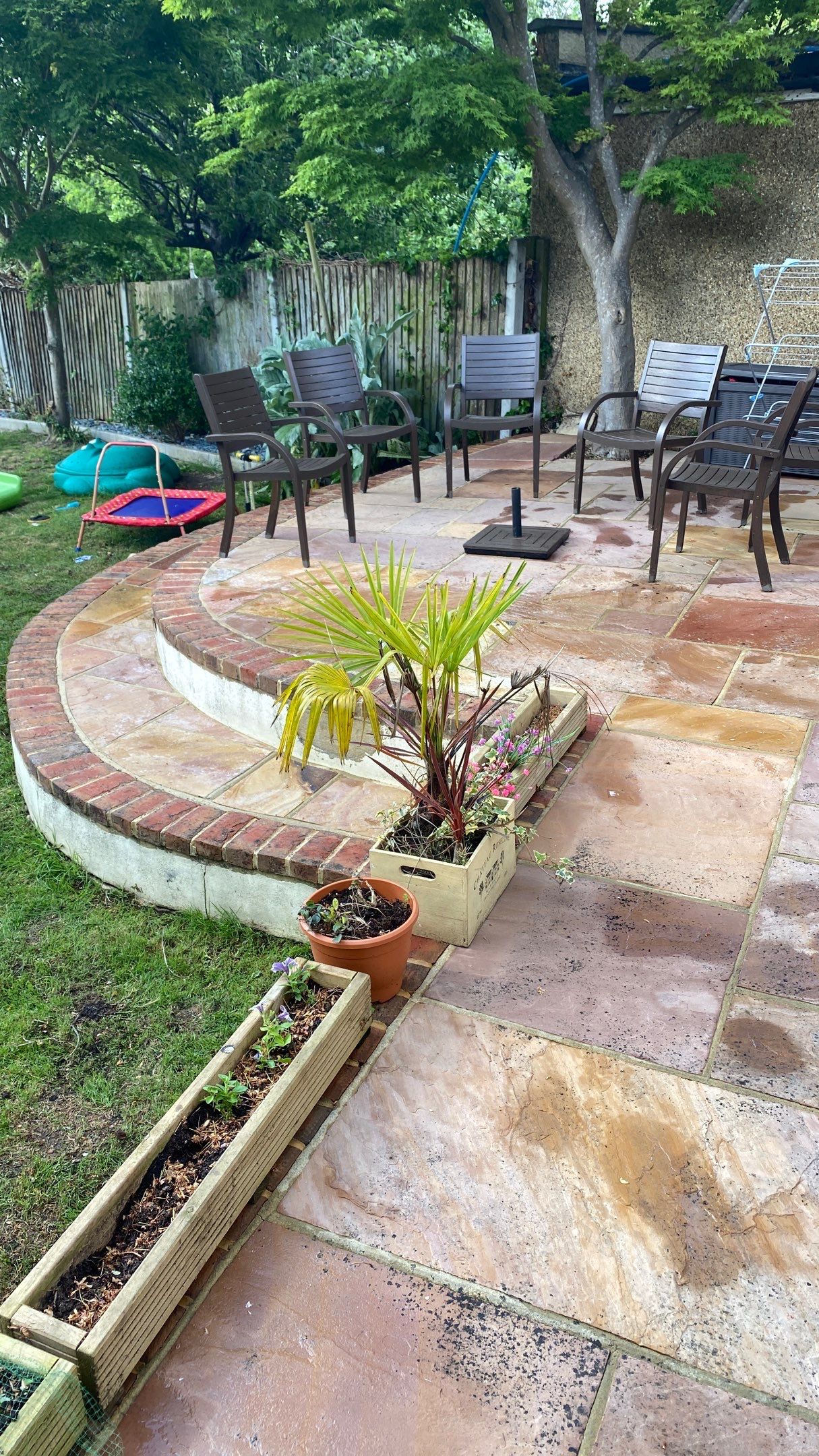 Driveway And Patio Clean using honda 21 ltr/min by Ges Exterior Cleaning ltd