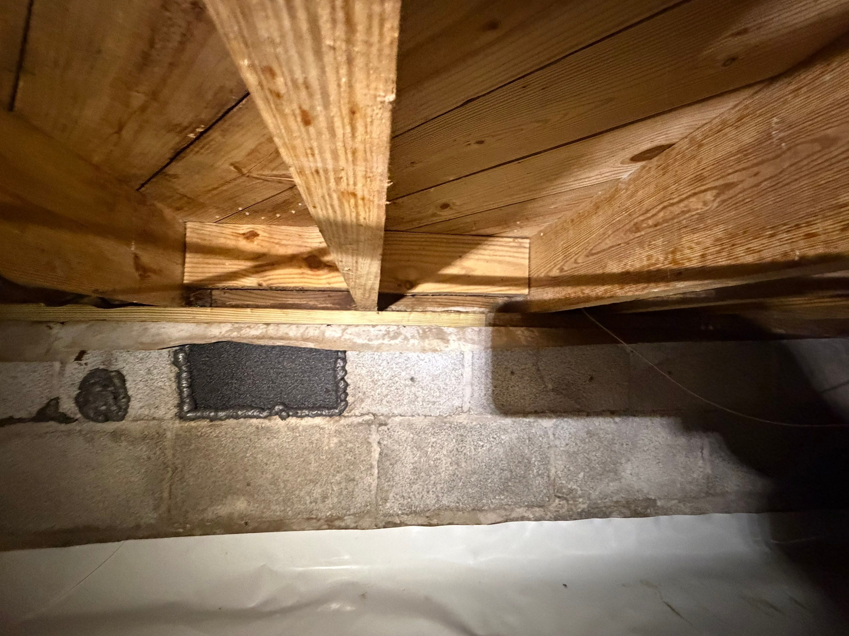 Project in Norfolk by Patriot Crawl Space Repairs