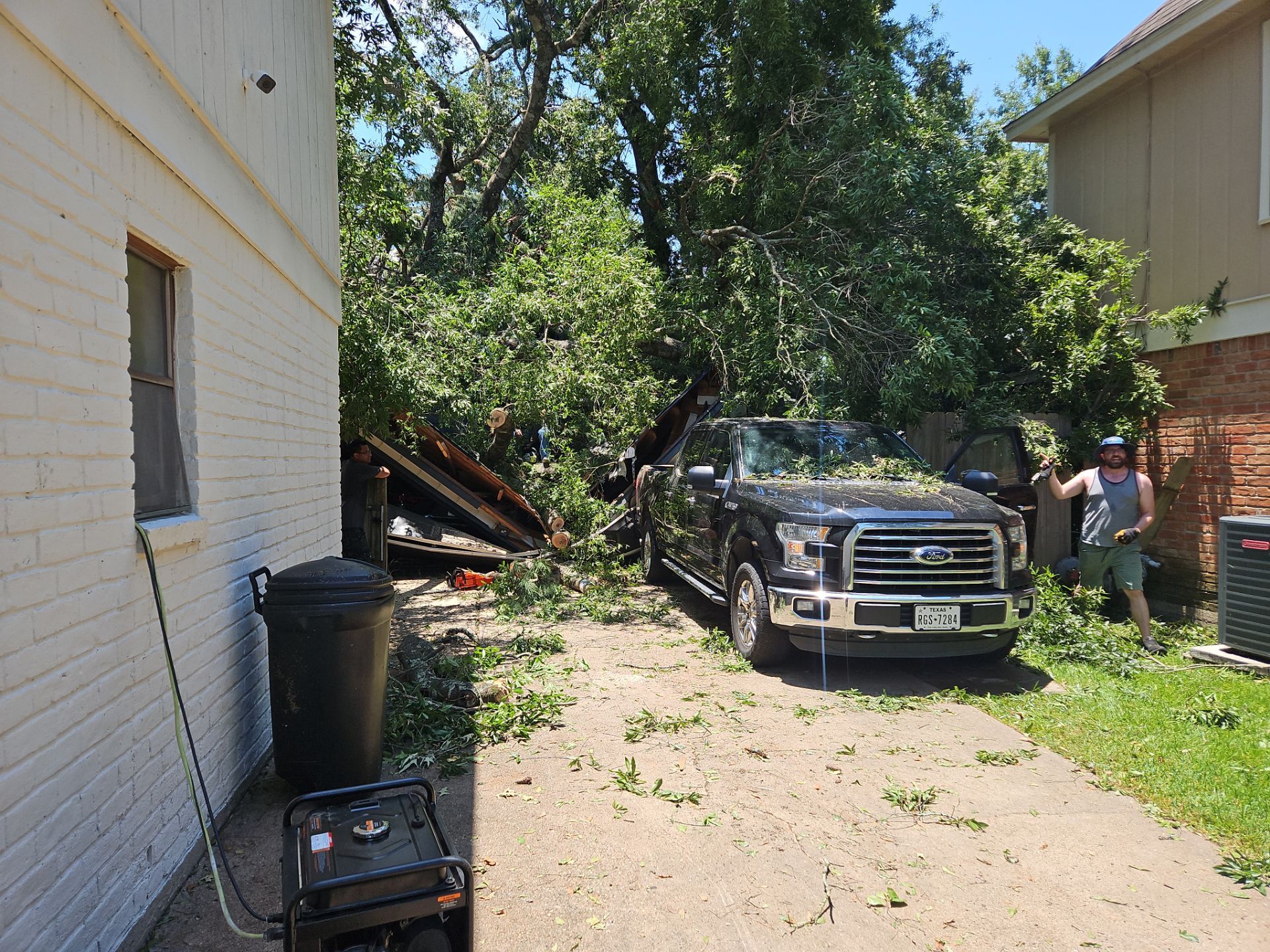 Tree Damage Garage Rebuild & Home Repair by Majesty Construction