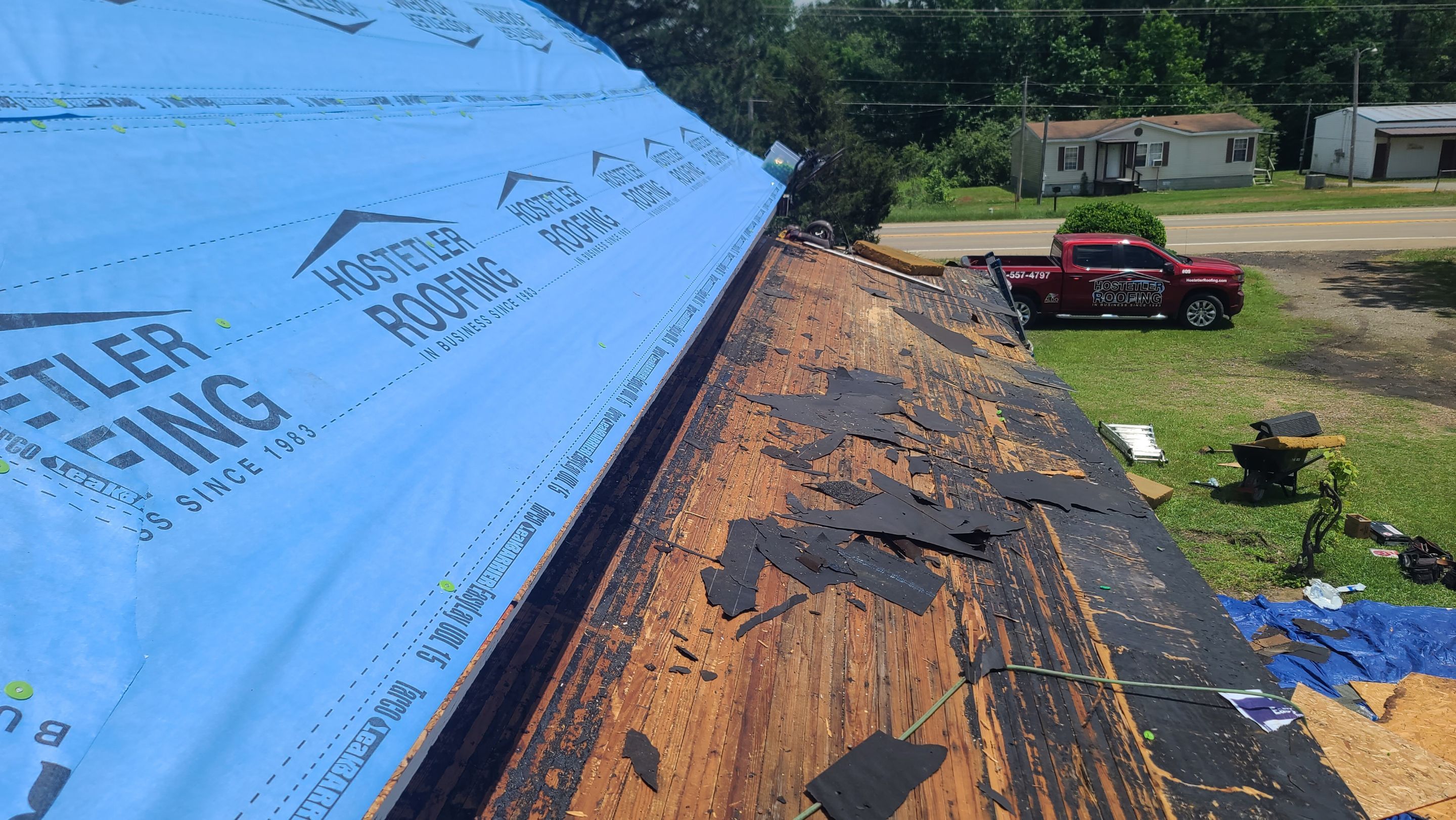 Residential Shingle Reroof using Malarkey Highlander NEX by Hostetler Roofing