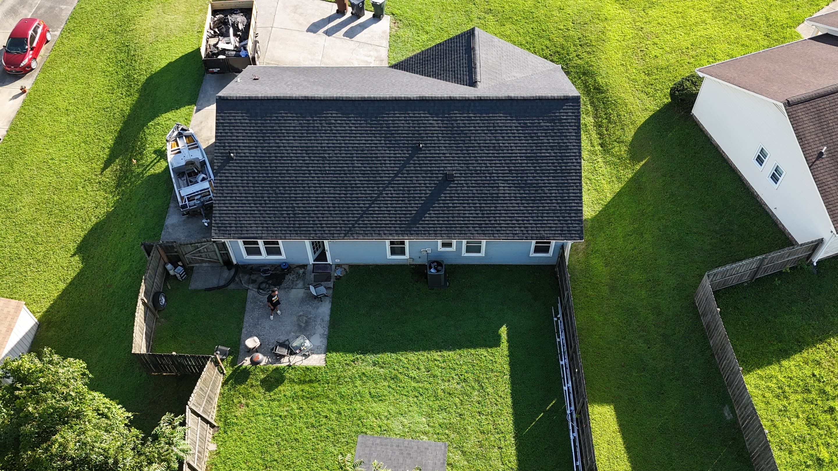 Roof replacement and siding by hail damage by Just Brilliant Restoration JBR