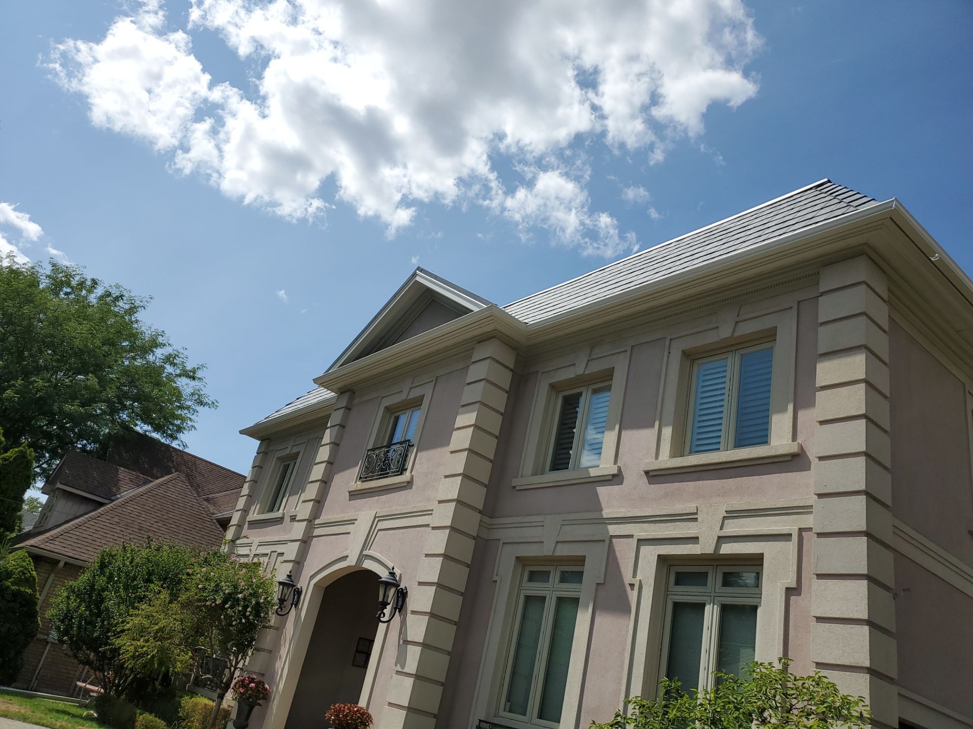 Residential Roofing Installation using Vicwest True Natuer. Metal Shingle by Jay Carter Roofing & Sheet Metal