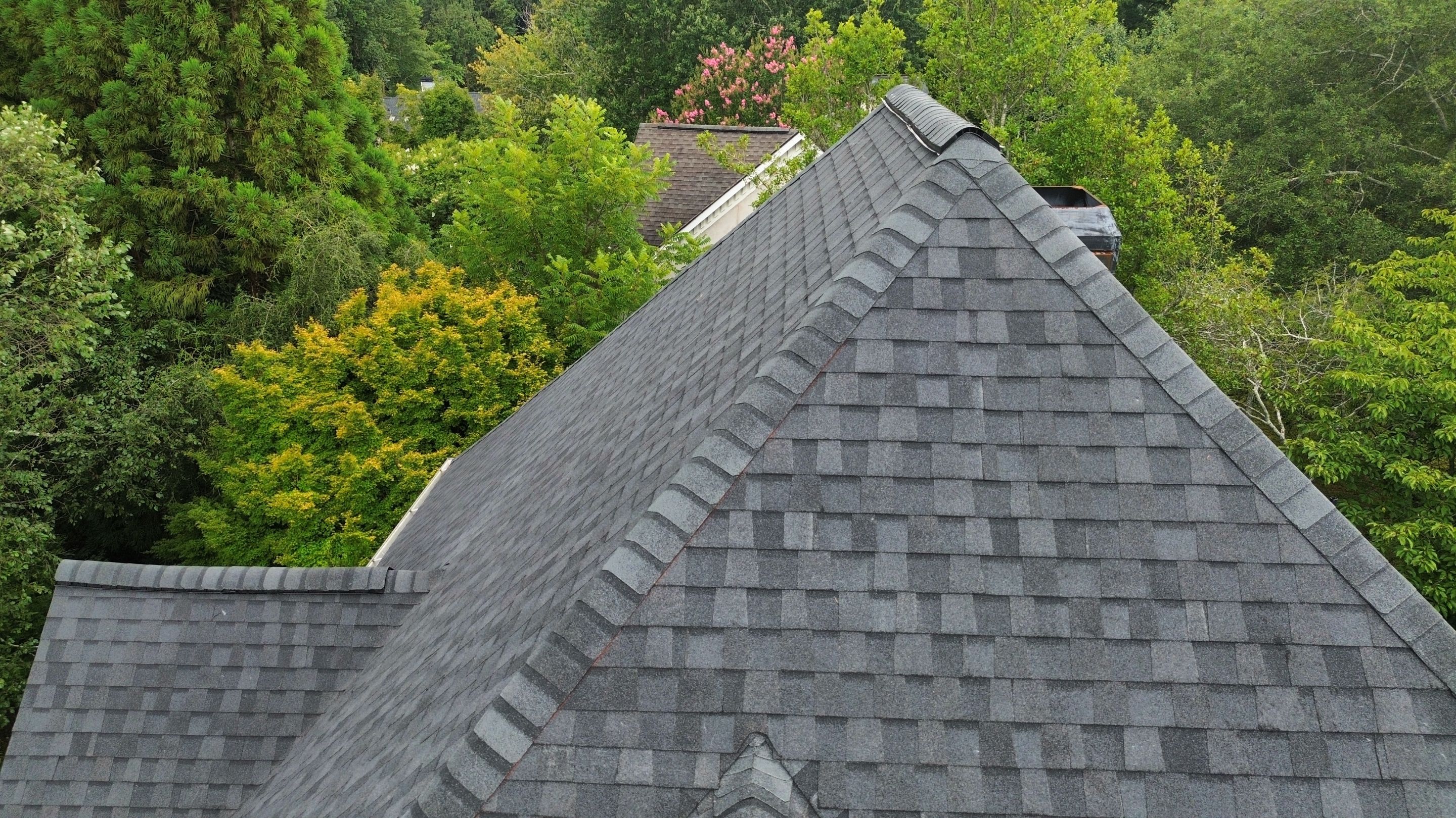 Roswell, GA Roof Replacement CertainTeed Landmark Moire Black by Reset Roofing