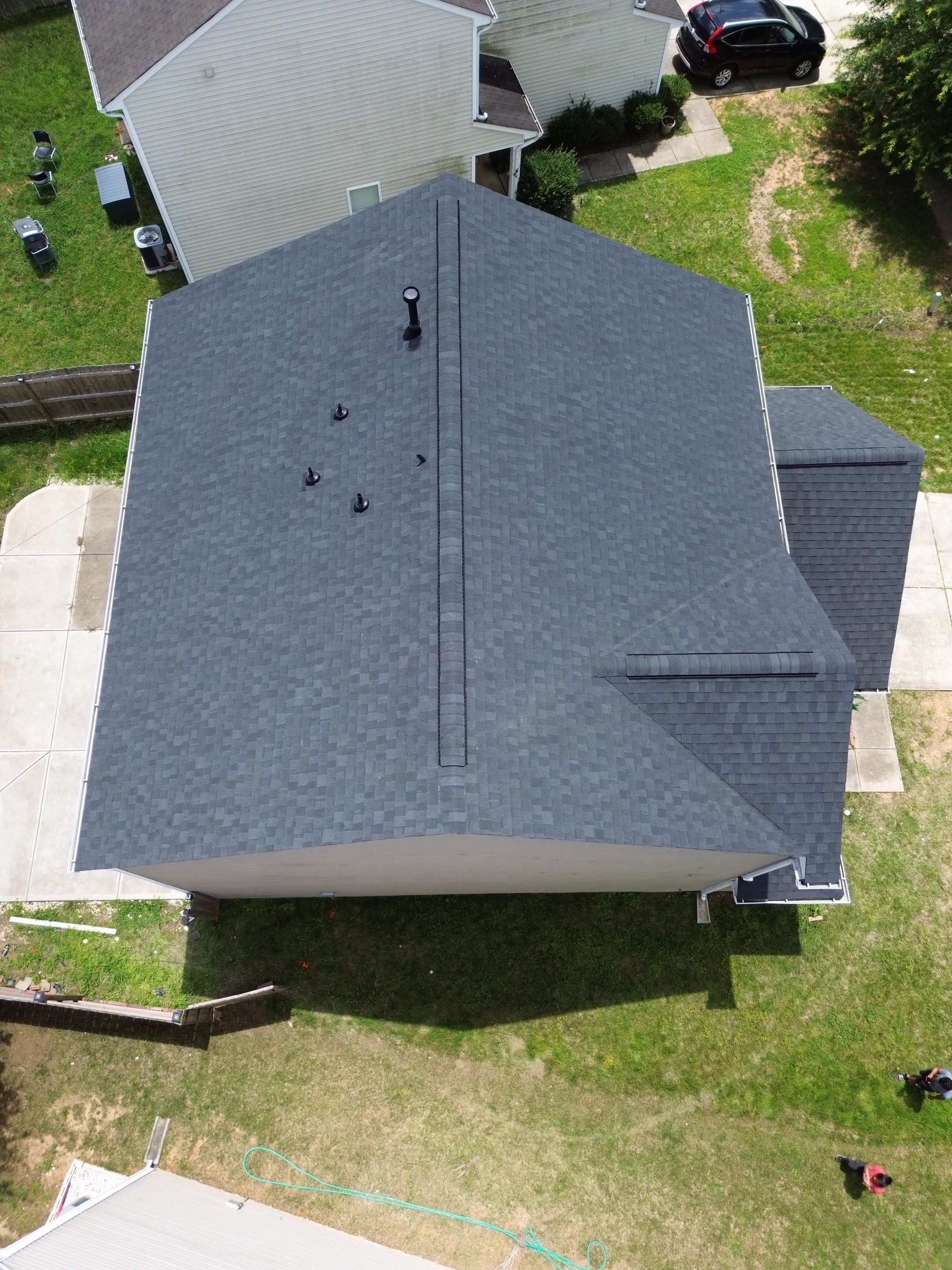 Roof replacement by hail and wind damage by Just Brilliant Restoration JBR