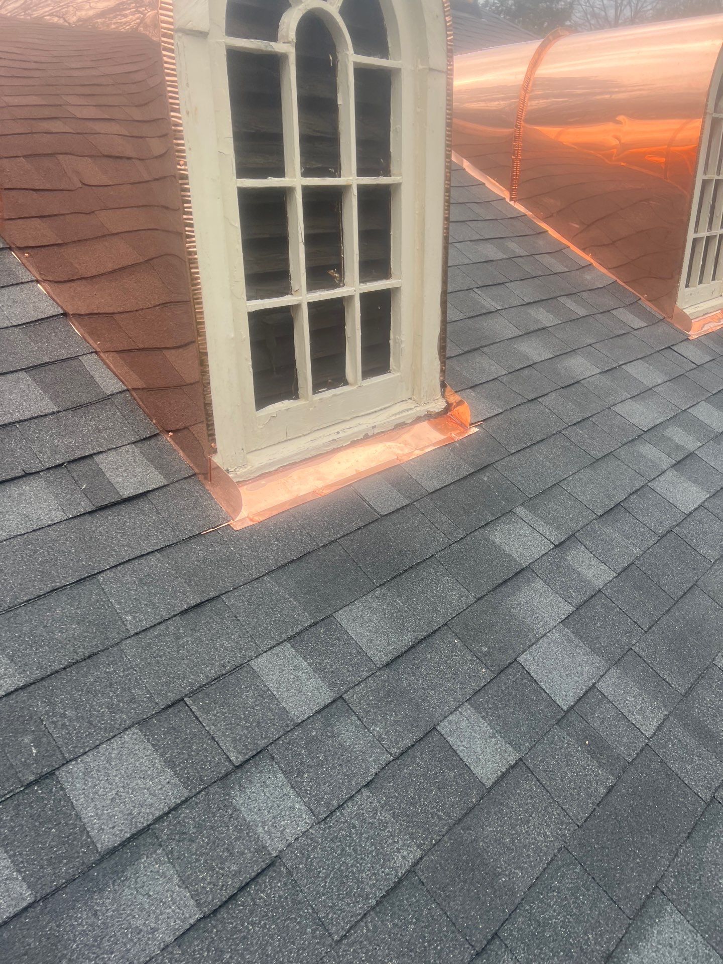 Onyx Black Shingle w/ Copper Upgrades by IAM Roofing LLC